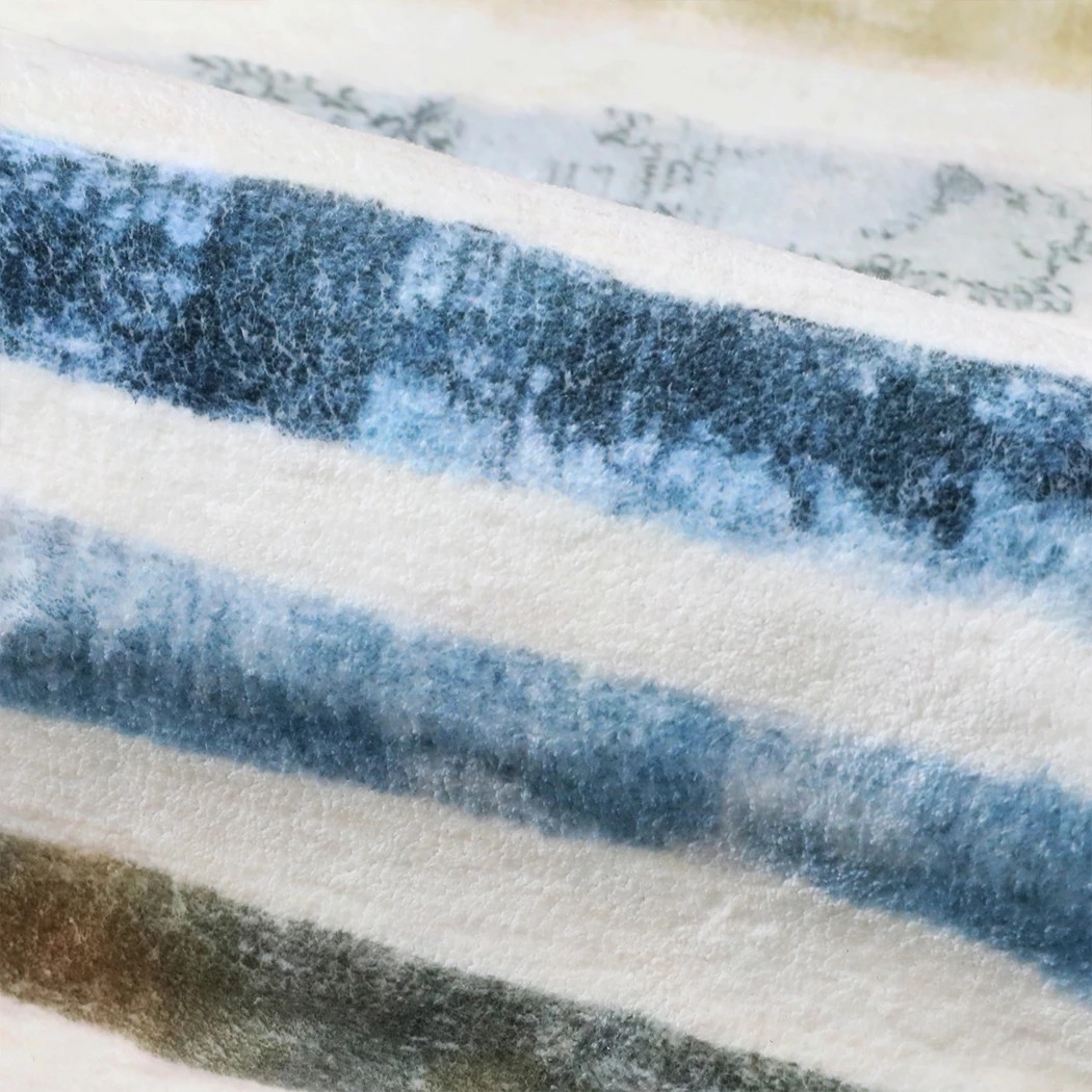 6 Marlow Machine Washable Floor Rug Strip Pattern, 6 of 8