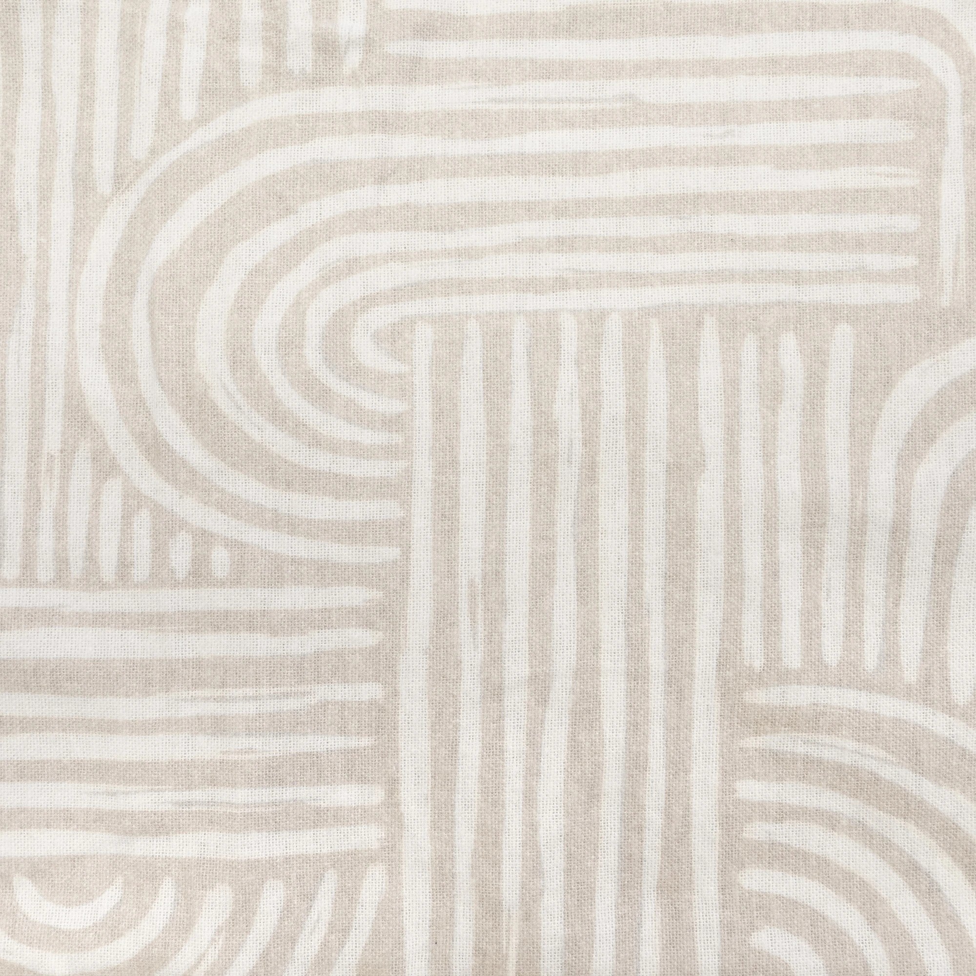 3 Bowie Brushed Cotton 160GSM Flannelette Sheet Set - Single Bed - Beige - Single Bed - Beige, 3 of 3