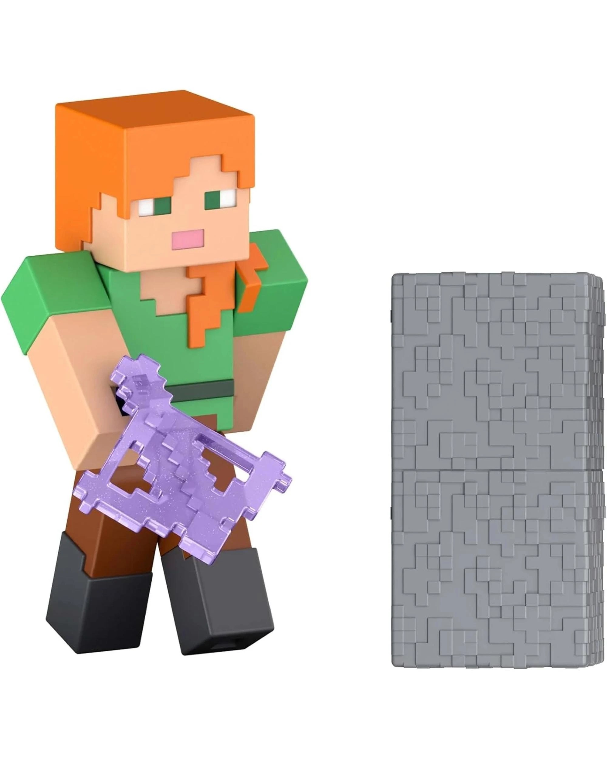 3 MInecraft Core Redstone Charged Alex Figure, 3 of 3