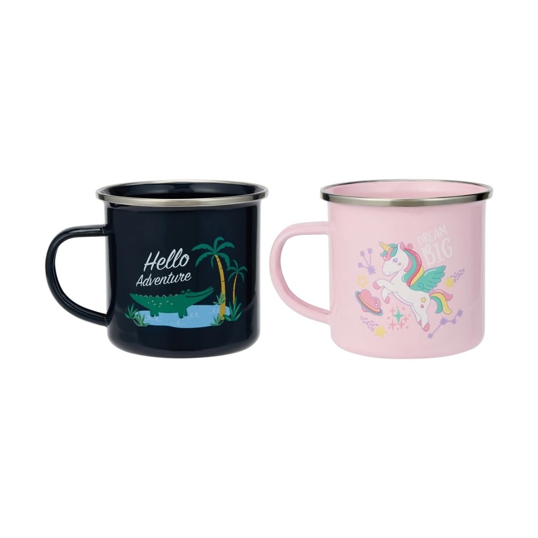1 330ml Enamel Mug - Assorted, 1 of 3