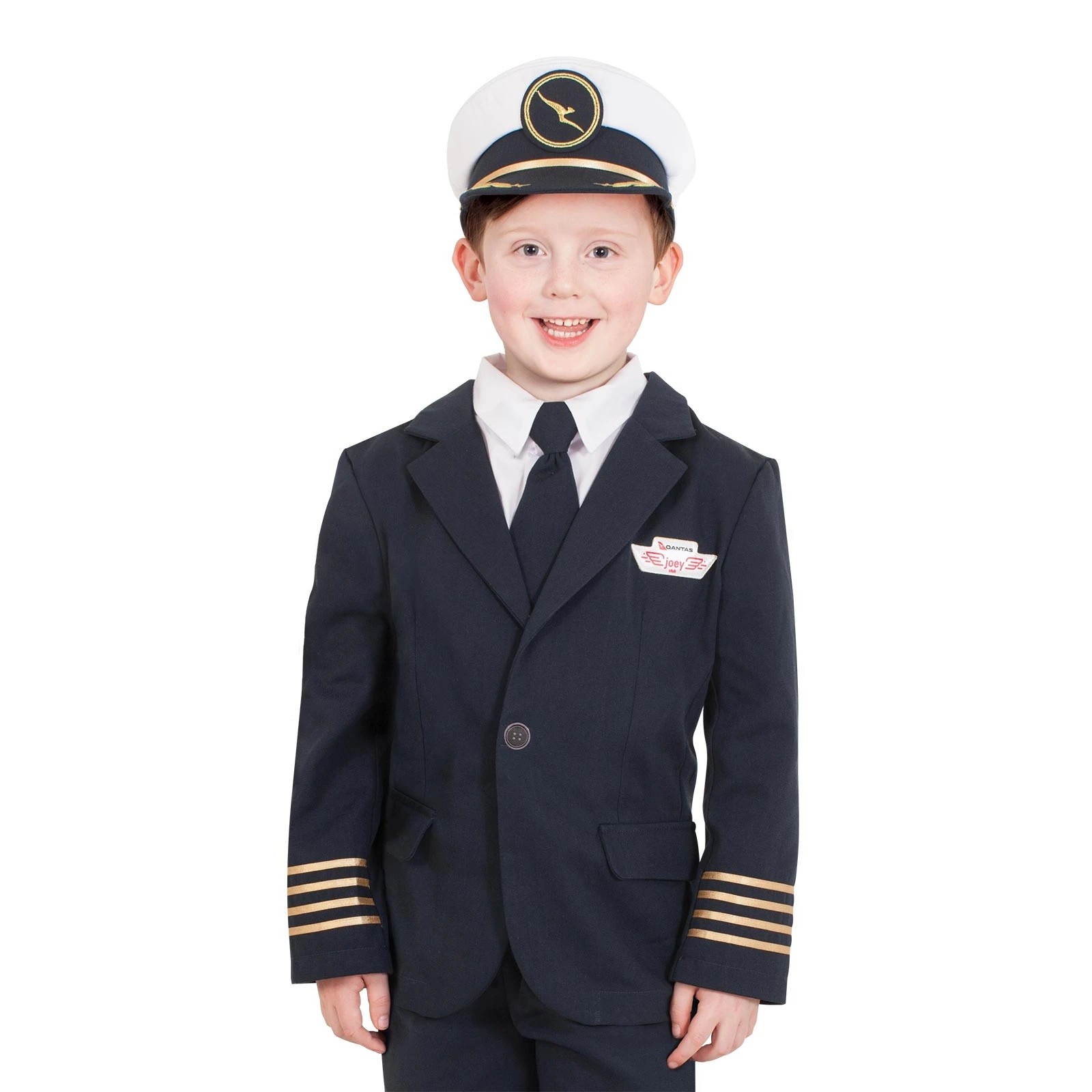1 Rubies Qantas Pilot Child Hat - One Size - Multi, 1 of 2