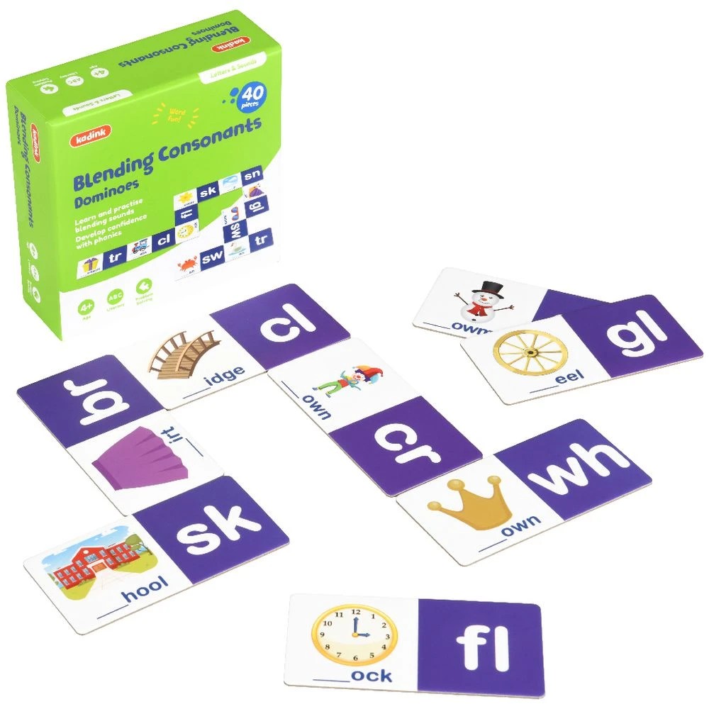 4 Kadink Dominoes Blending Sounds 40 Pack, 4 of 5