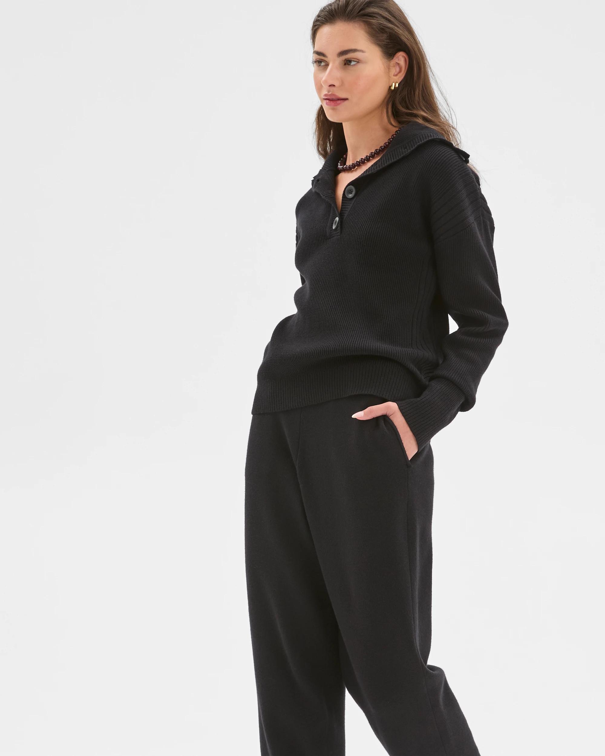 2 Target Petites Petites Clean Knit Pants BLACK, 2 of 7