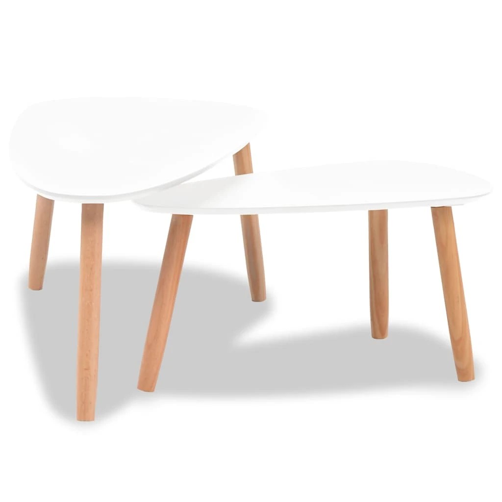 2 Vidaxl Coffee Table Coffee Table, Coffee Tables - White, 2 of 8
