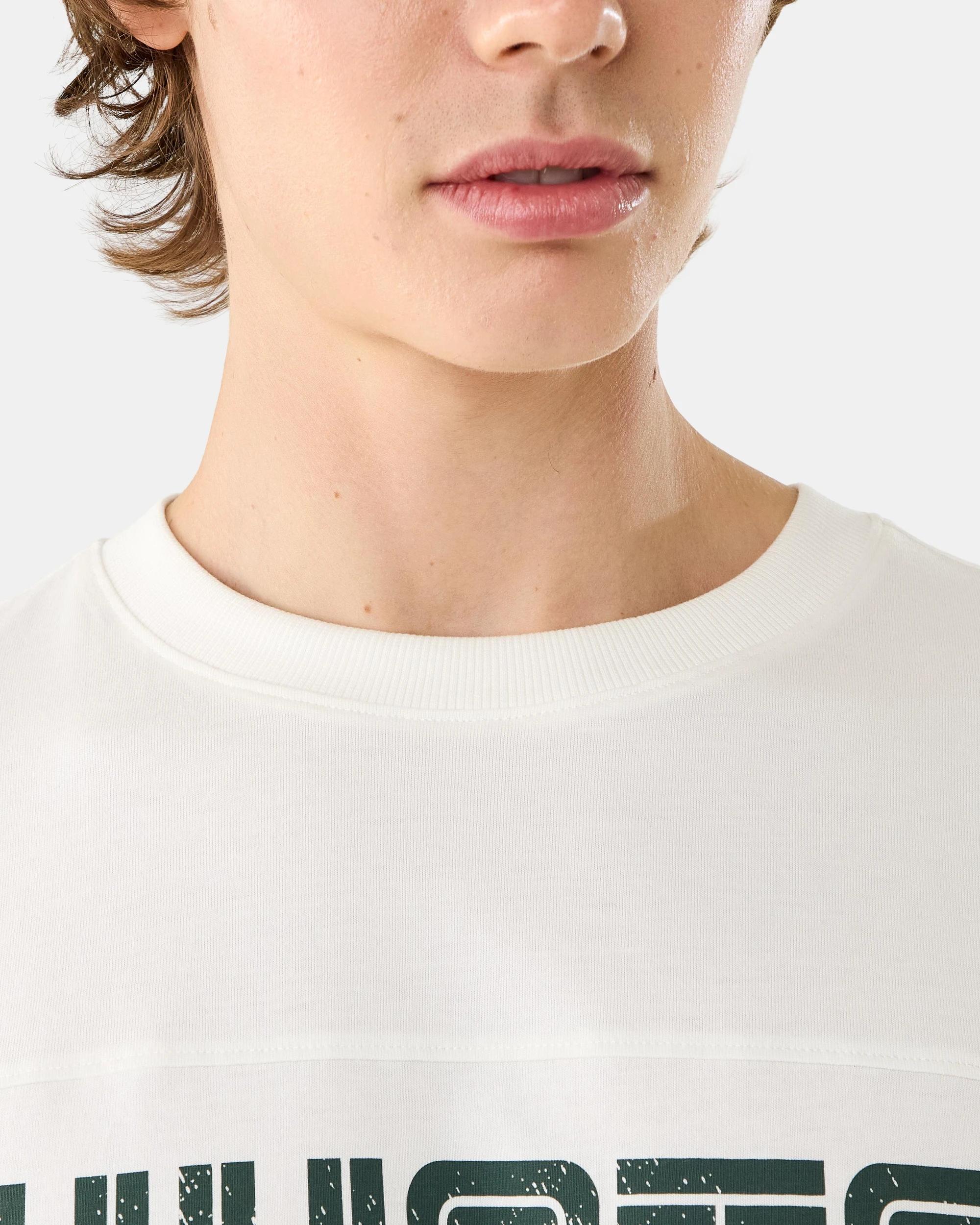 6 Boxy Panel Print T-shirt Wht Kyoto, 6 of 9