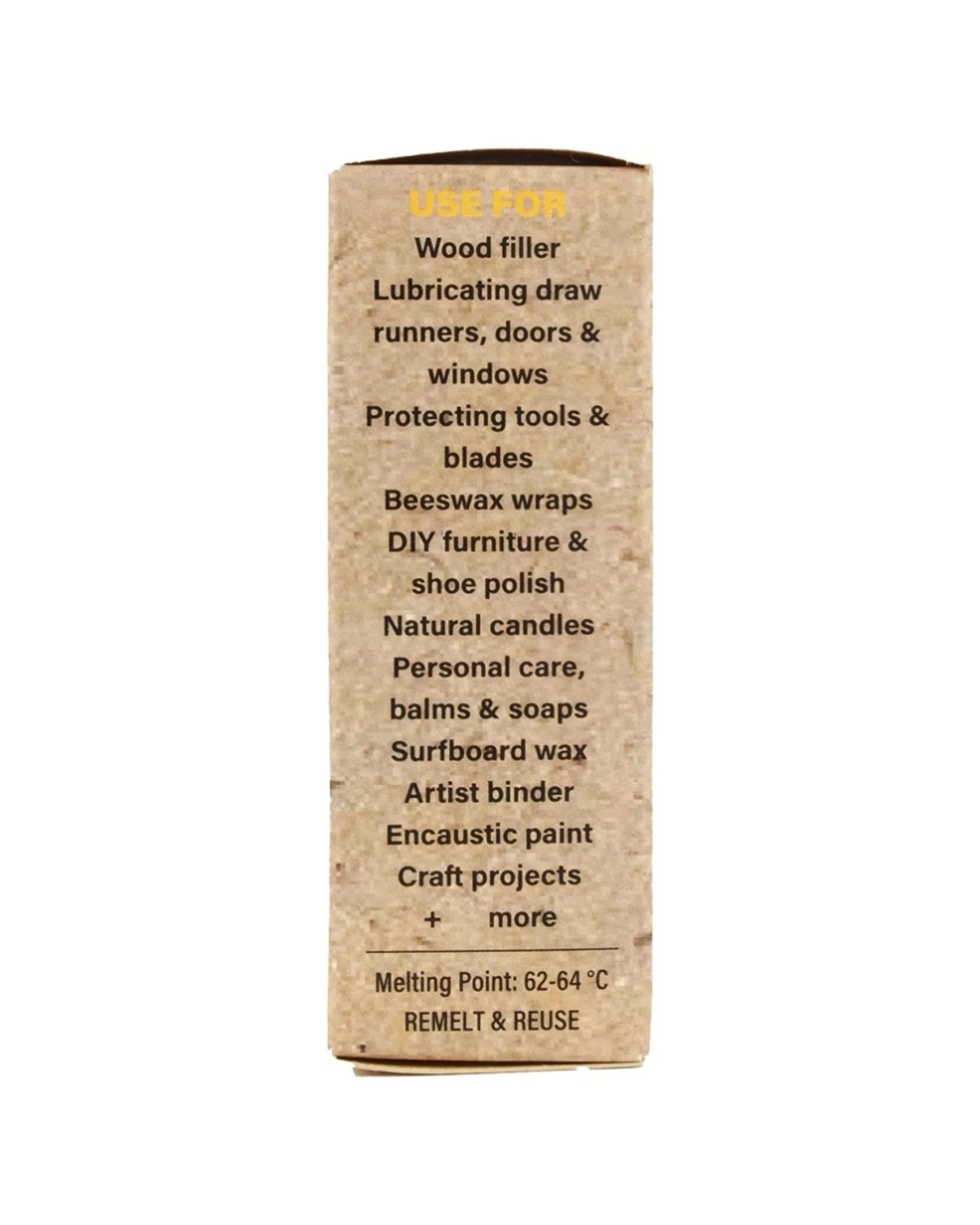 6 GILLYS 2PC Beeswax Pure Australian Block Wood And Shoe Polish 50g Pure Australian Beeswax - Beige, 6 of 6