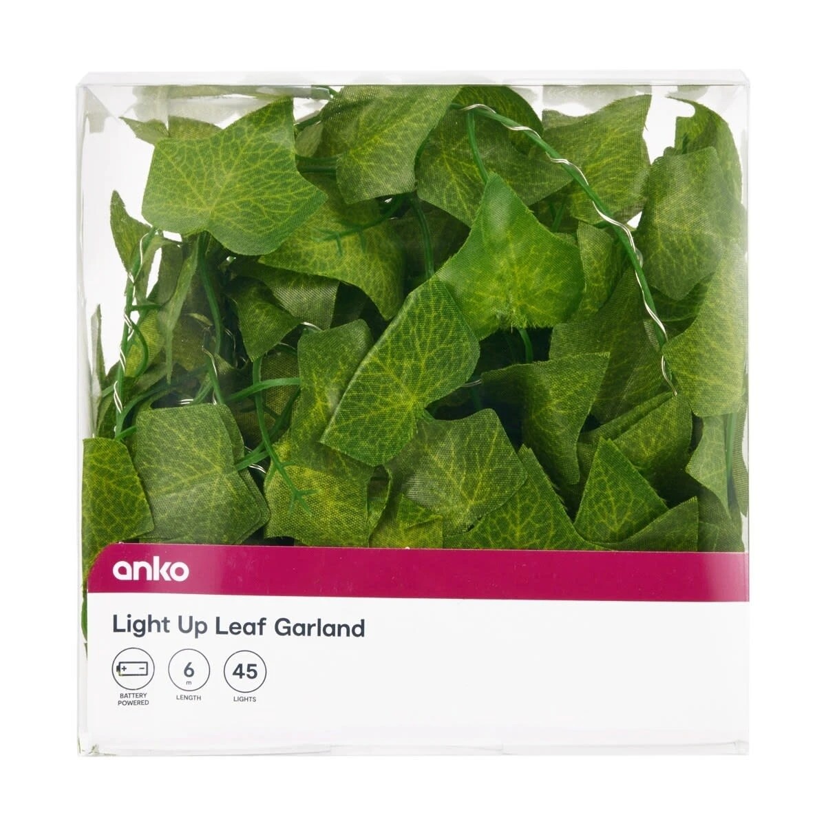 8 Light Up Leaf Garland, 8 of 9