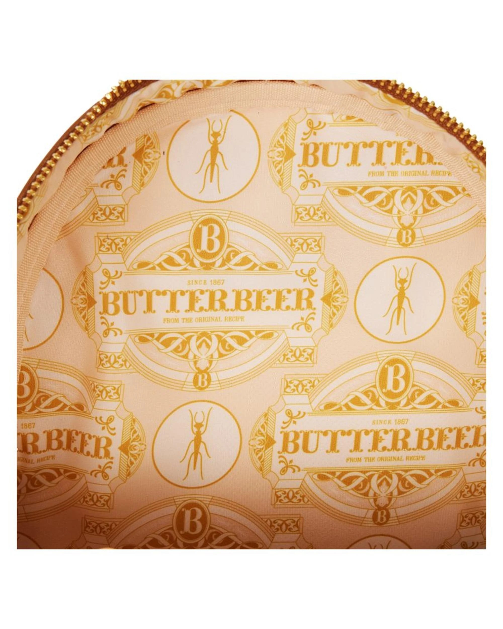 6 Loungefly Harry Potter Butterbeer Scented 10 inch Faux Leather Mini Backpack - Multi, 6 of 6