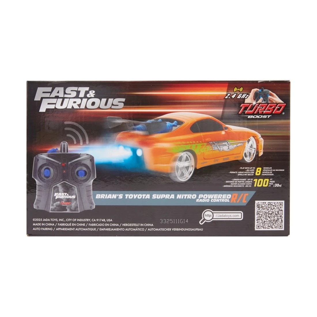 9 Fast & Furious 2.4GHz Brian's Toyota Supra Nitro Powered Radio Control Car, 9 of 9