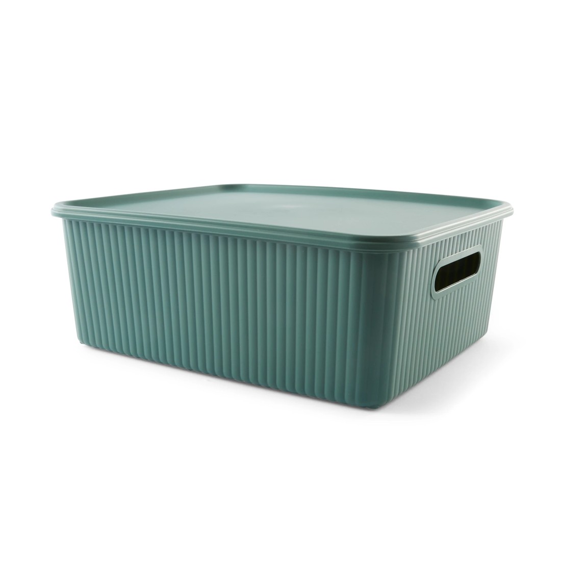 2 11L Ribbed Container - Green, 2 of 9