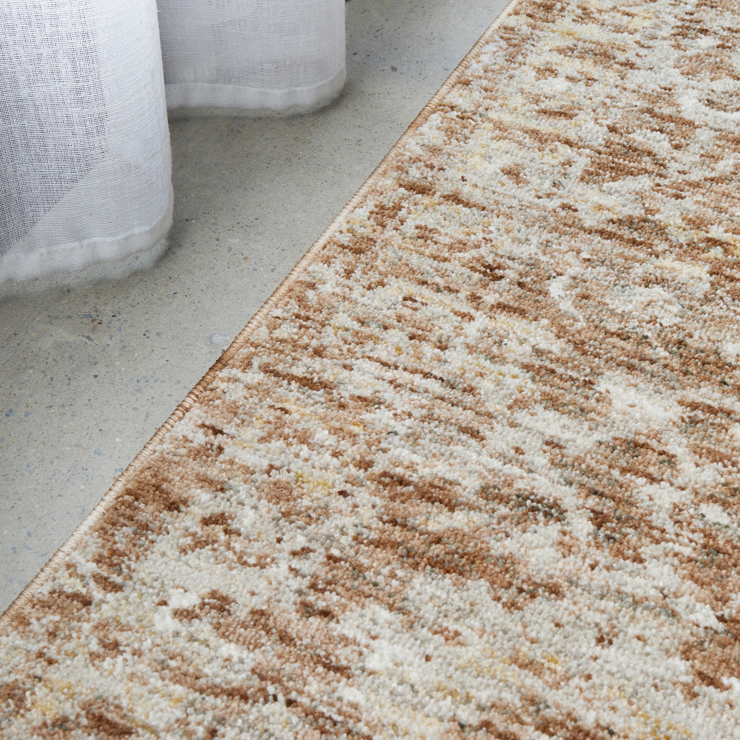 3 Common Ground Rugs Aegean Alvin 400x80cm - Large Runner Rug - Brown, 3 of 8