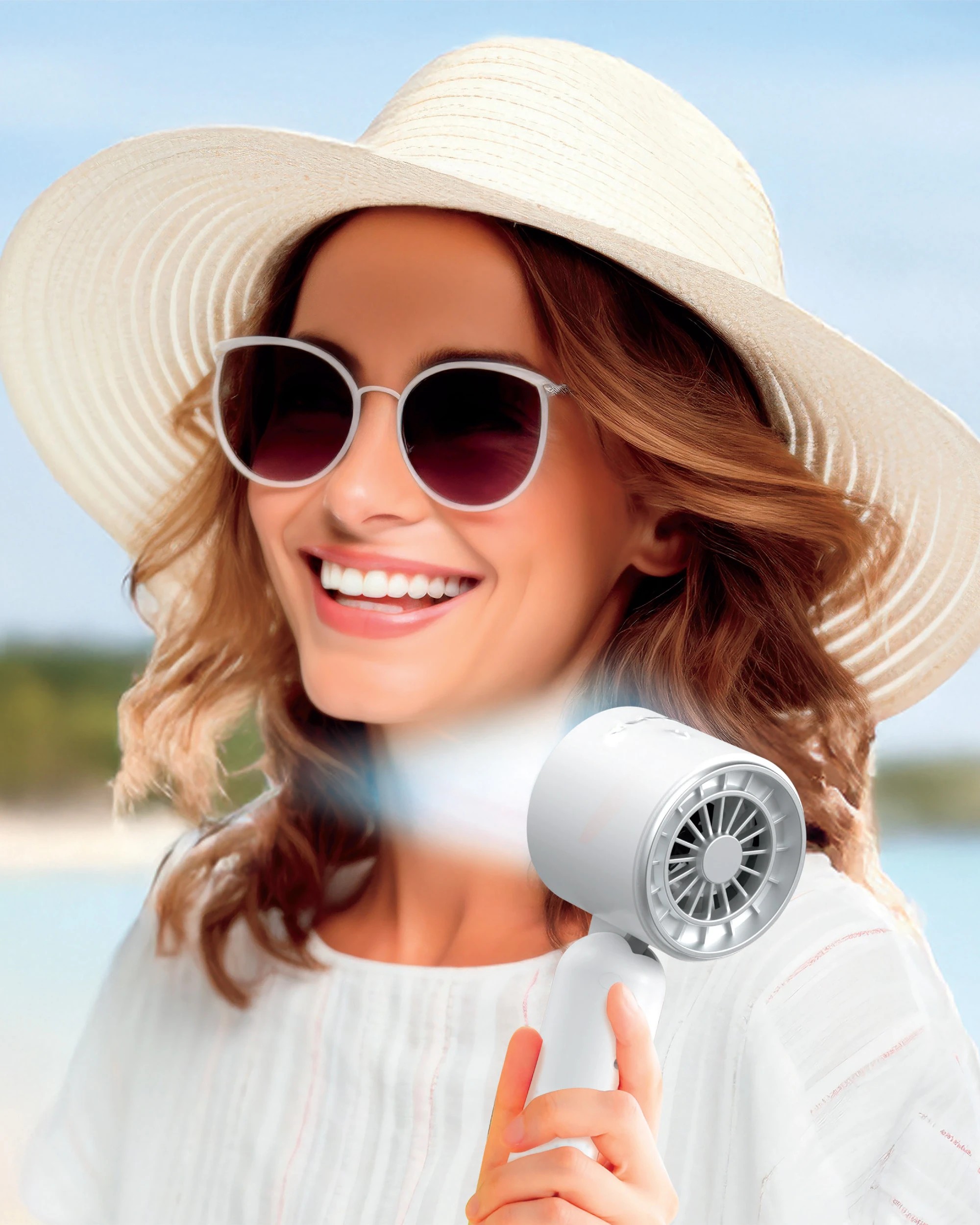 2 Arctic Air Cool Touch Powerful Portable Handheld Fan, 2 of 7