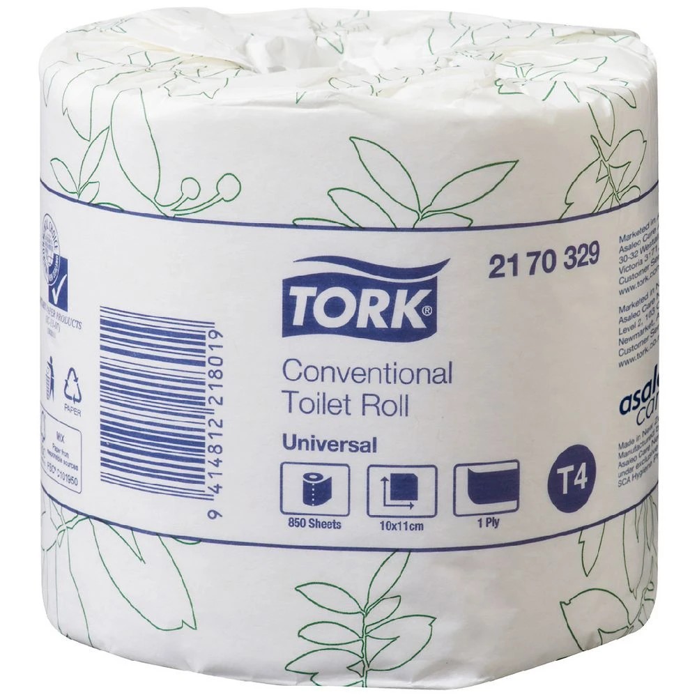 1 Tork Universal T4 System 850 Sheet Toilet Paper Roll, 1 of 1