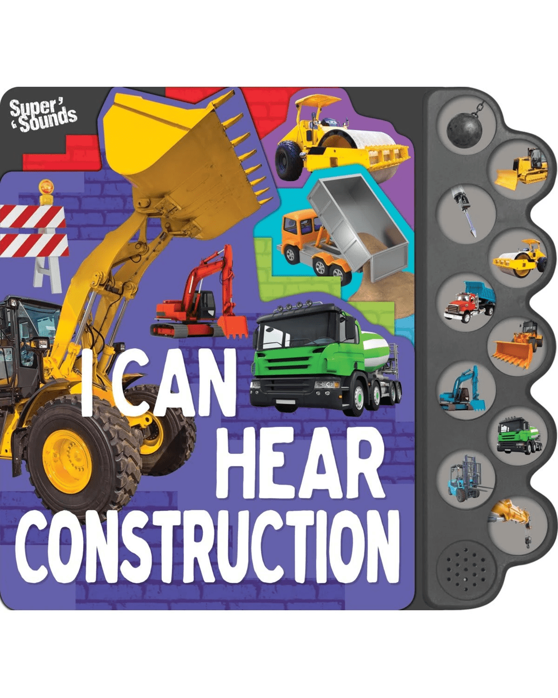 1 Super Sounds: I Can Hear Construction 10-Button Sound Book, 1 of 3