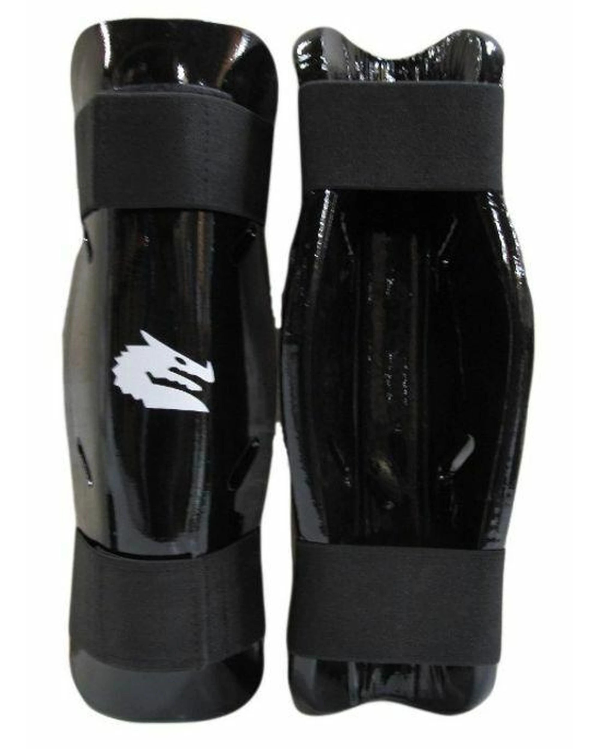 2 Morgan Dipped Foam Protector Shin Guards Large - Red, 2 of 4