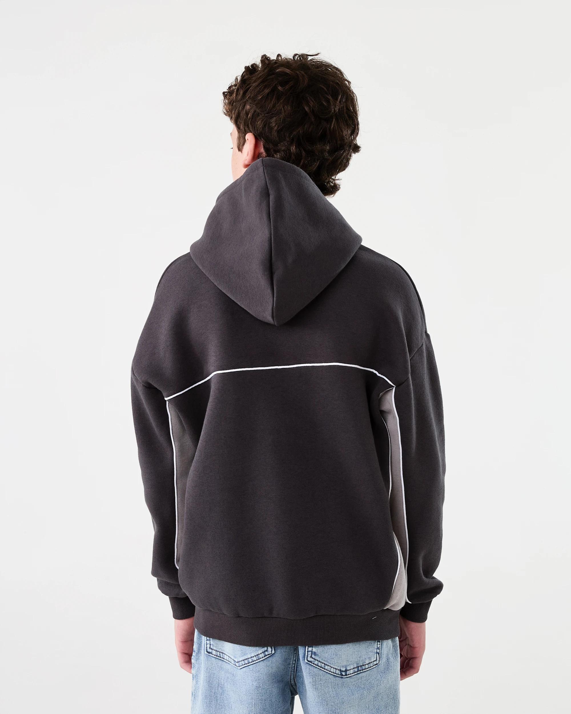 2 Panel Hoodie Blk Sand, 2 of 9