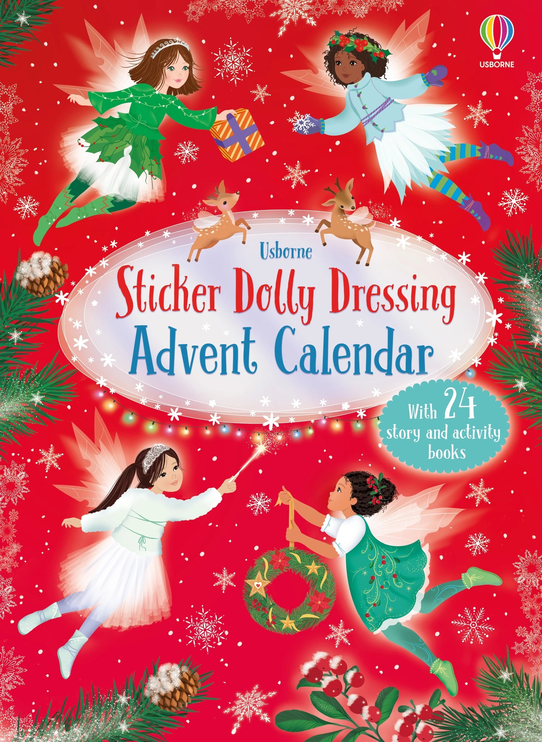 1 Usborne Sticker Dolly Dressing Advent Calendar - Book