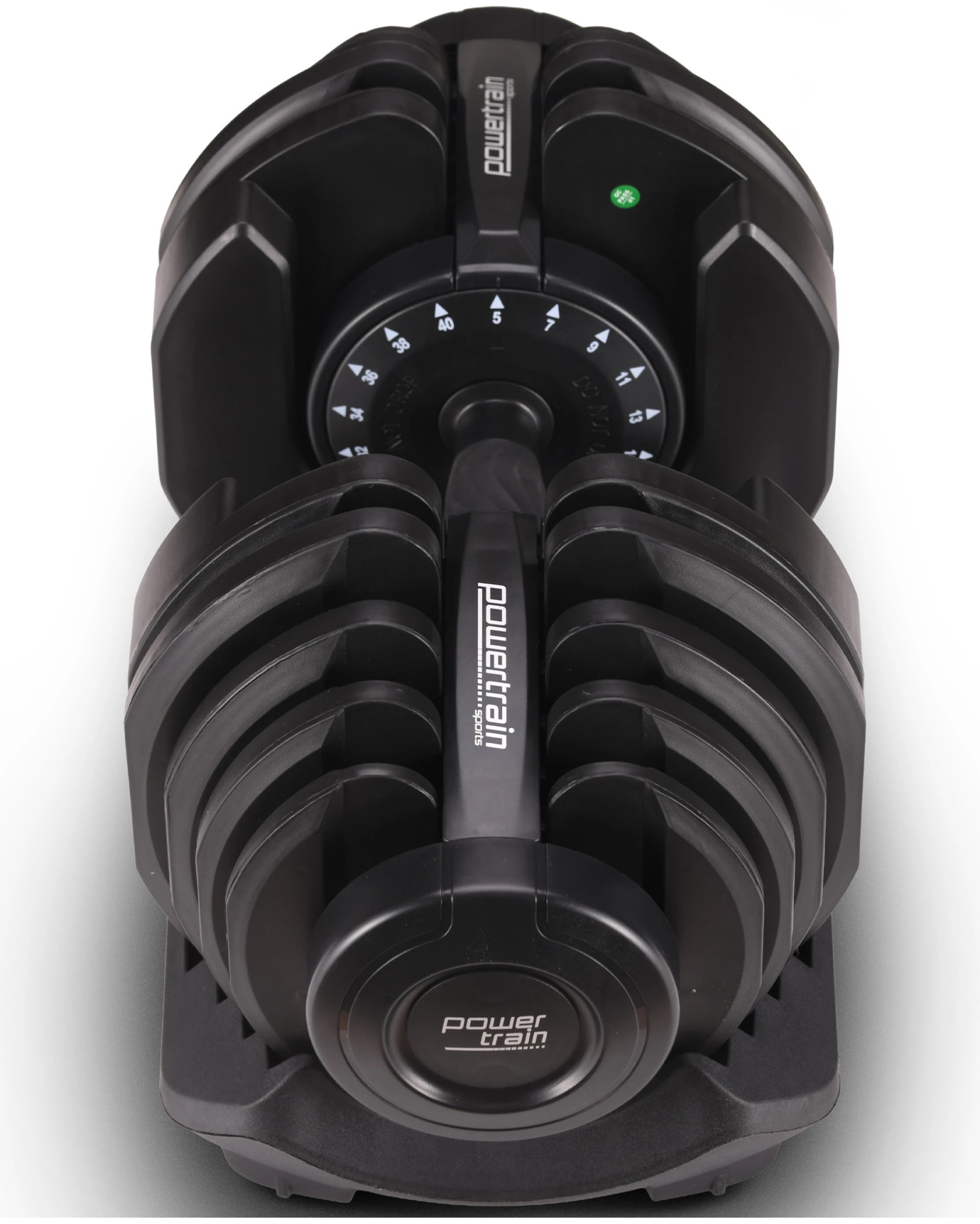 6 Powertrain 40kg Adjustable Dumbbell Home Gym Exercise Equipment Free Weights, 6 of 7