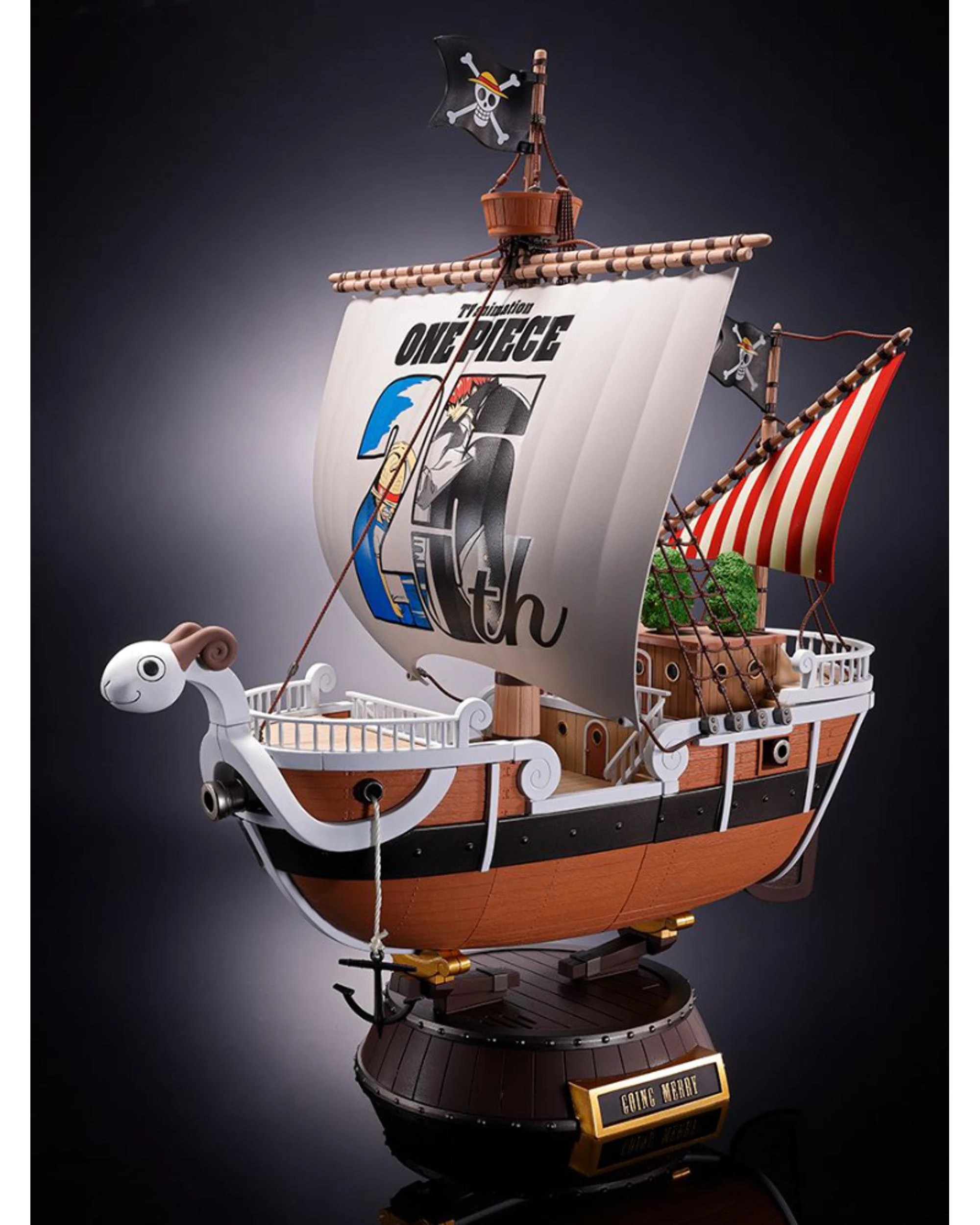 2 Tamashii Nations Chogokin One Piece Going Merry 25th Anniversary Memorial Edition Figure, 2 of 6