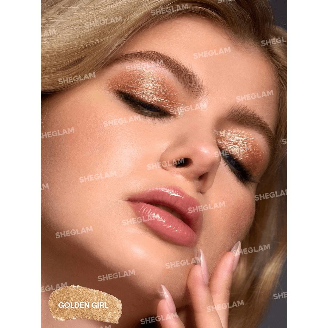 2 SHEGLAM Crystal Jelly Glaze Stick - Golden Girl, 2 of 6