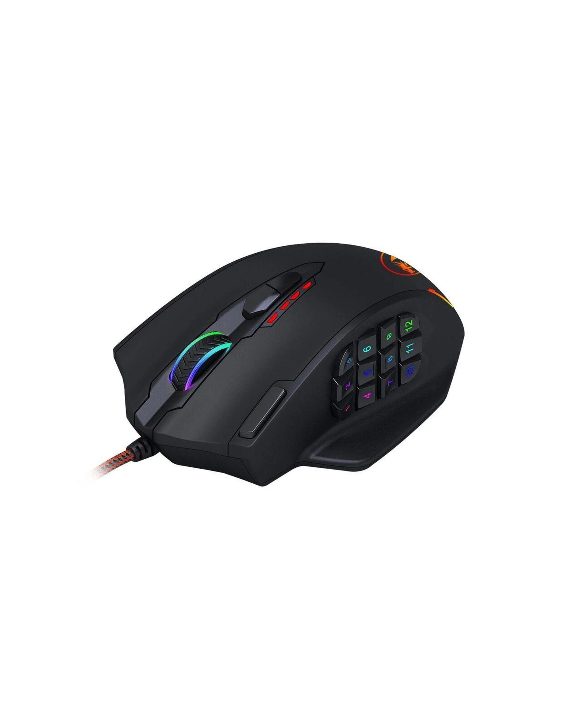 2 Redragon M908 Impact MMO USB Wired Gaming Mouse - Black, 2 of 9