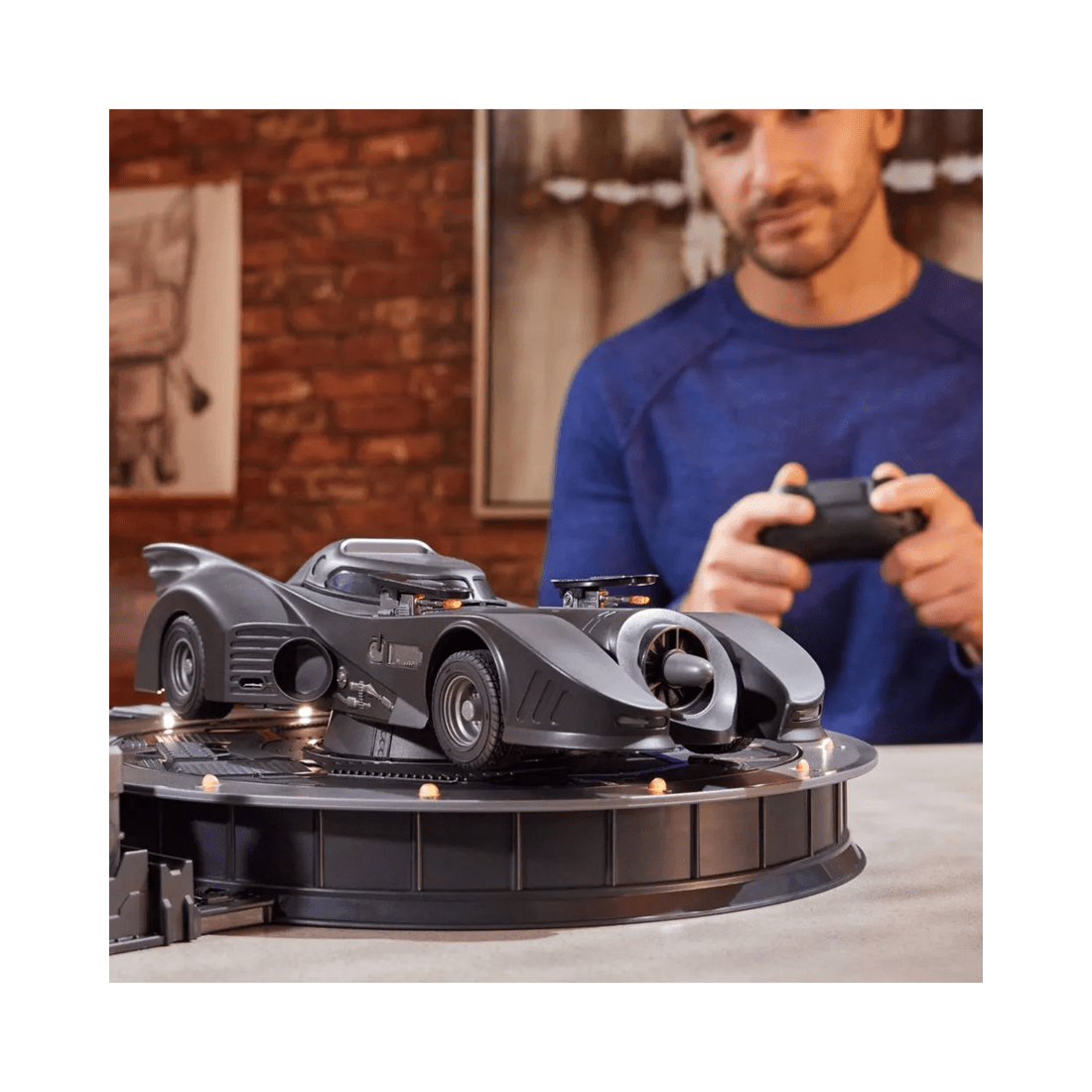8 Spin Master The Flash Movie Limited Edition 1989 Batmobile RC Car With Batman Action Figure, 8 of 10
