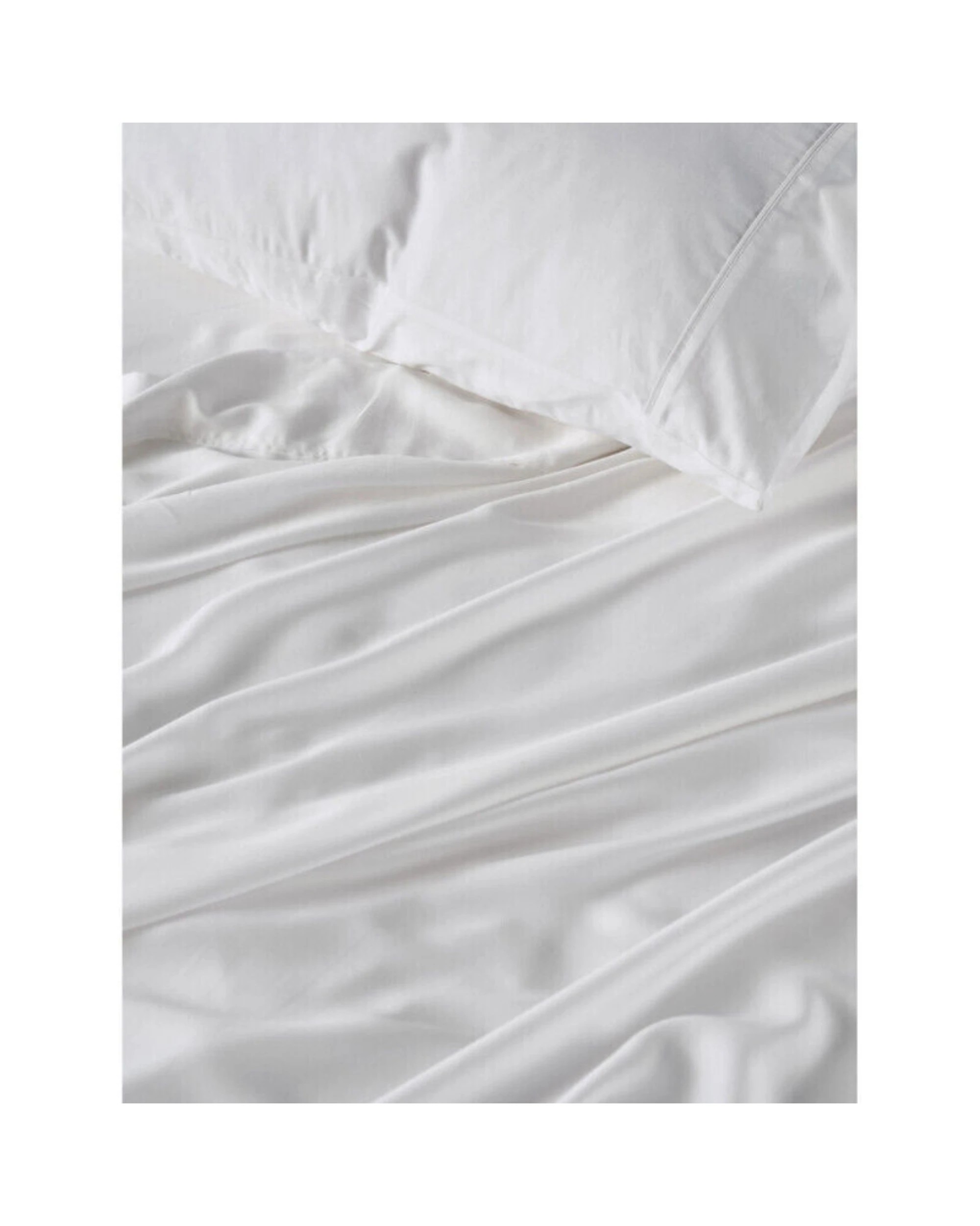 4 Linen House Tencel Sheet Set - Queen Bed - White, 4 of 4