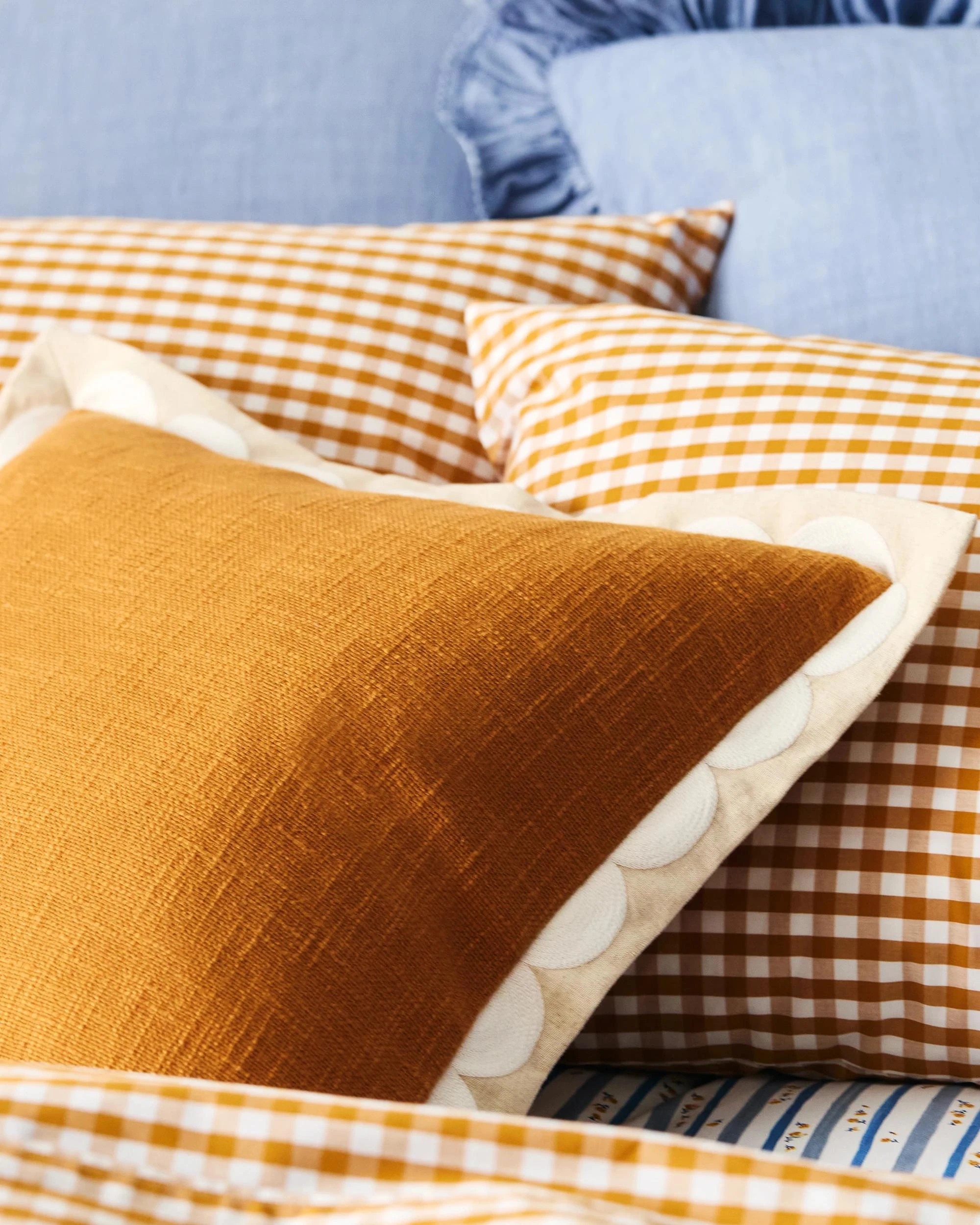 8 Target Australian Cotton Mix & Match Flat Sheet - King Bed - Yellow, 8 of 8