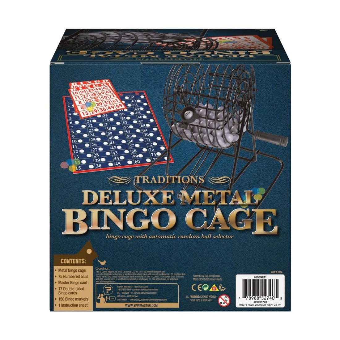 4 Deluxe Metal Bingo Cage Game, 4 of 4