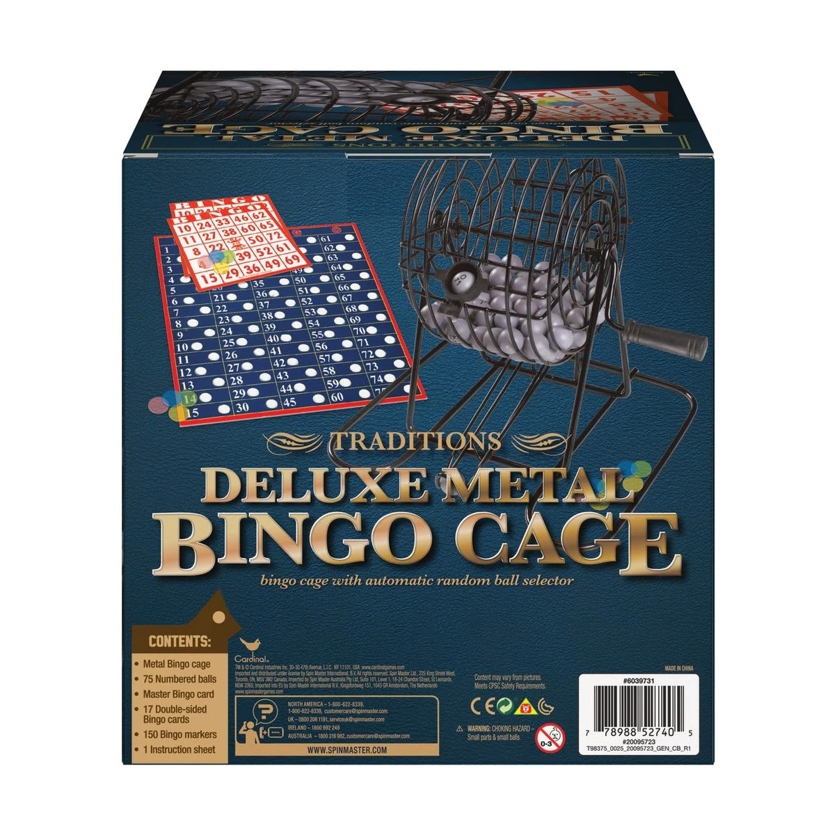 4 Deluxe Metal Bingo Cage Game, 4 of 4