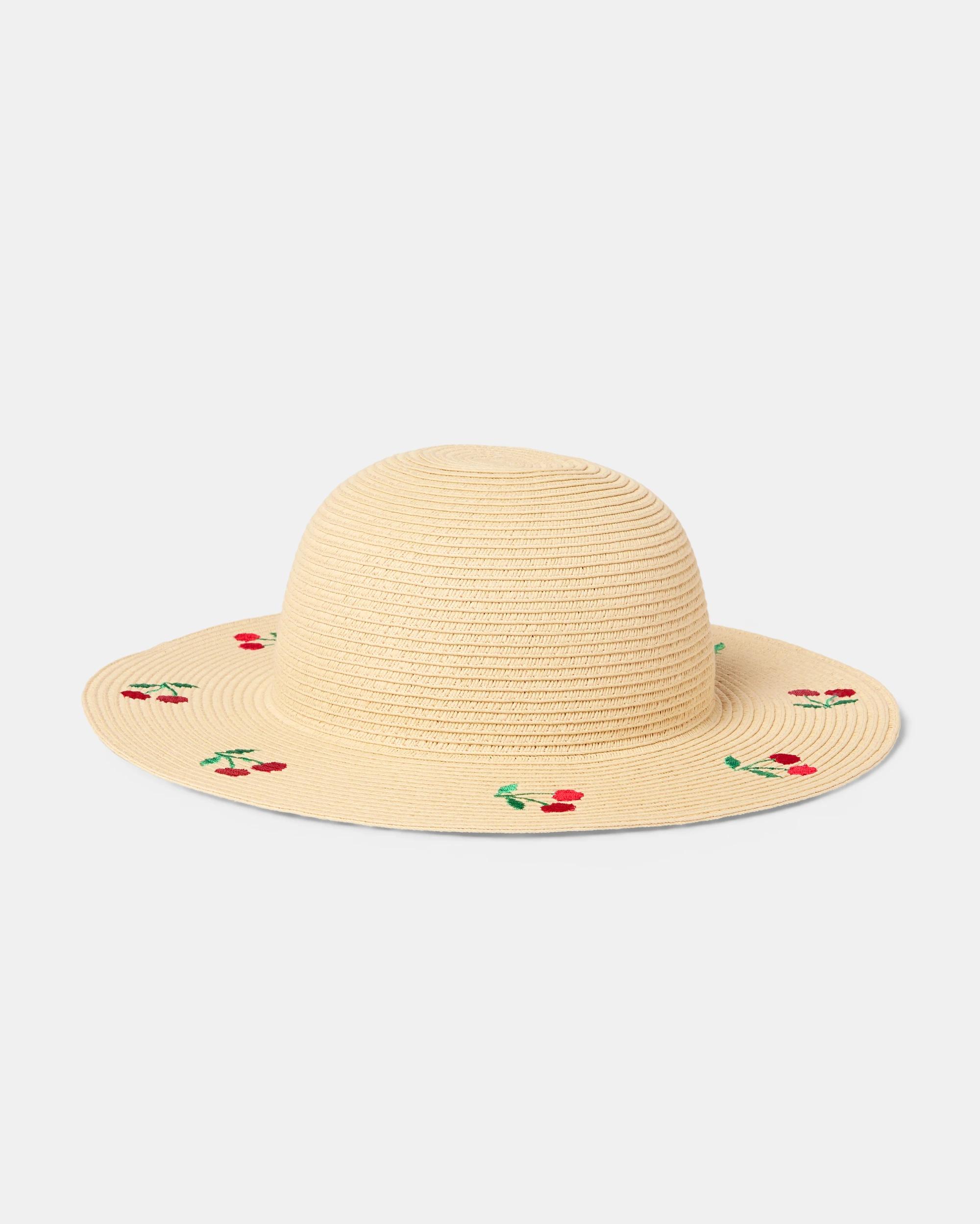 1 Wide Brim Straw Hat Wb Hat, 1 of 2