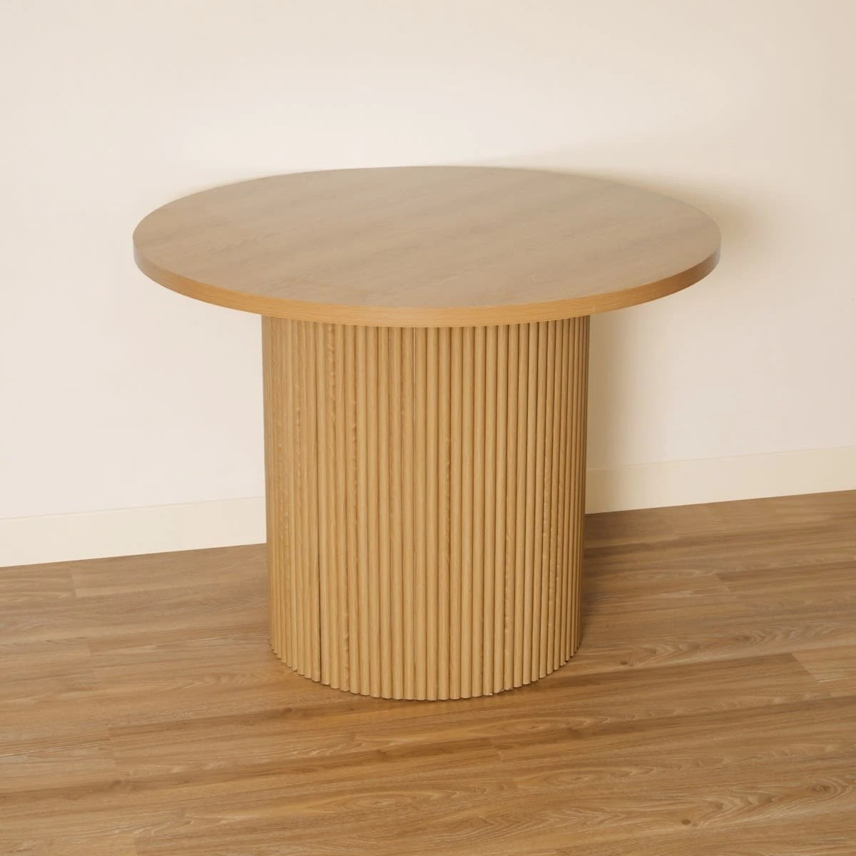 2 Ribbed Dining Table, 2 of 5