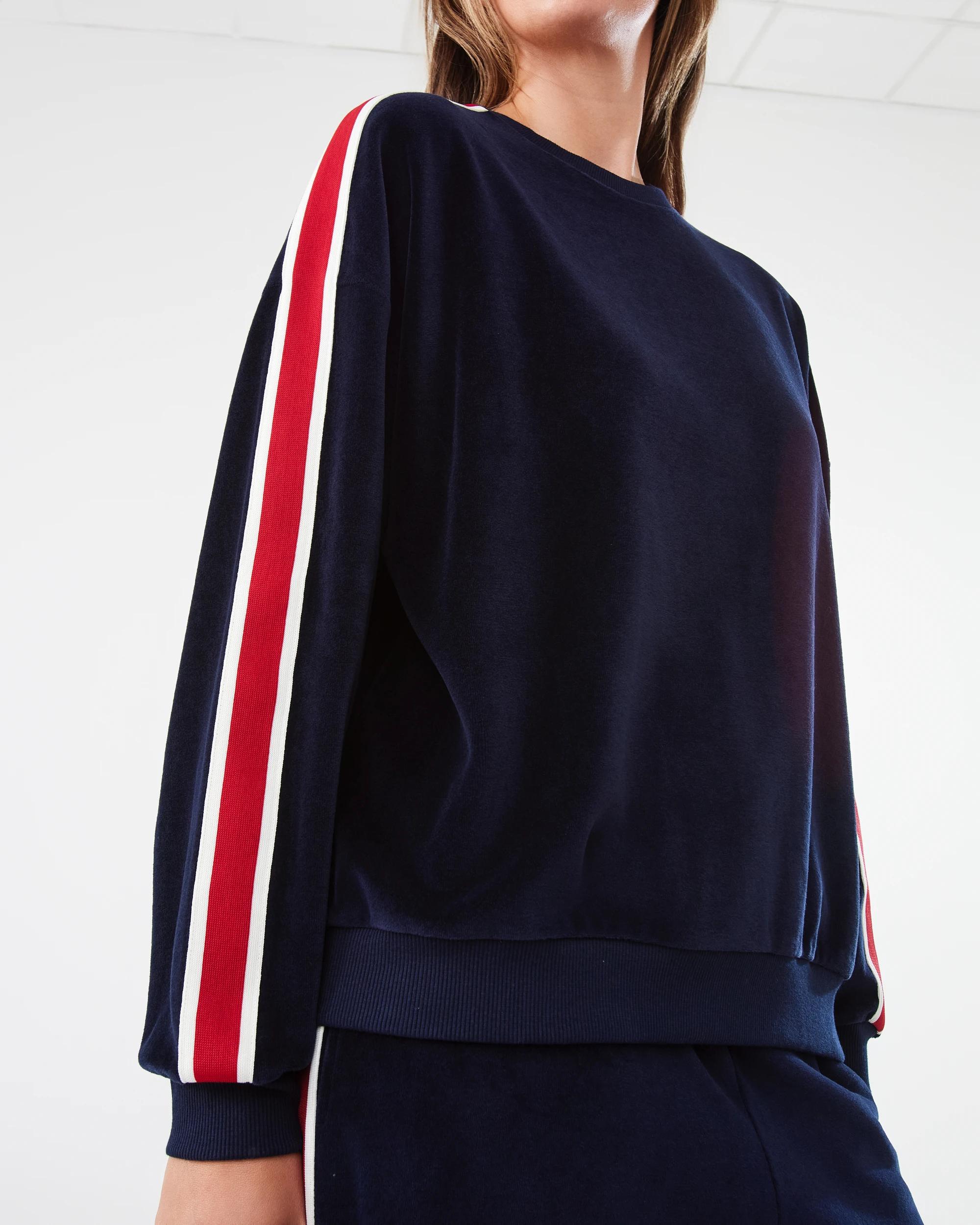 6 Velvet Sweatshirt Navy Blaze, 6 of 7