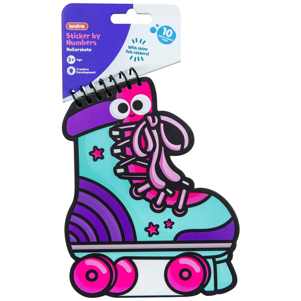 1 Kadink Sticker by Number Book Rollerskate, 1 of 4