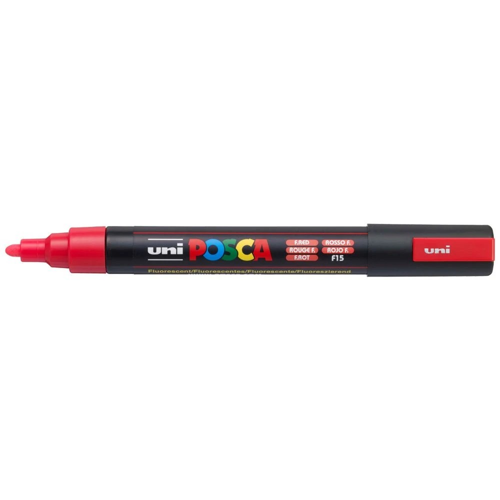 1 POSCA PC 5M Paint Marker Fluoro Red, 1 of 8