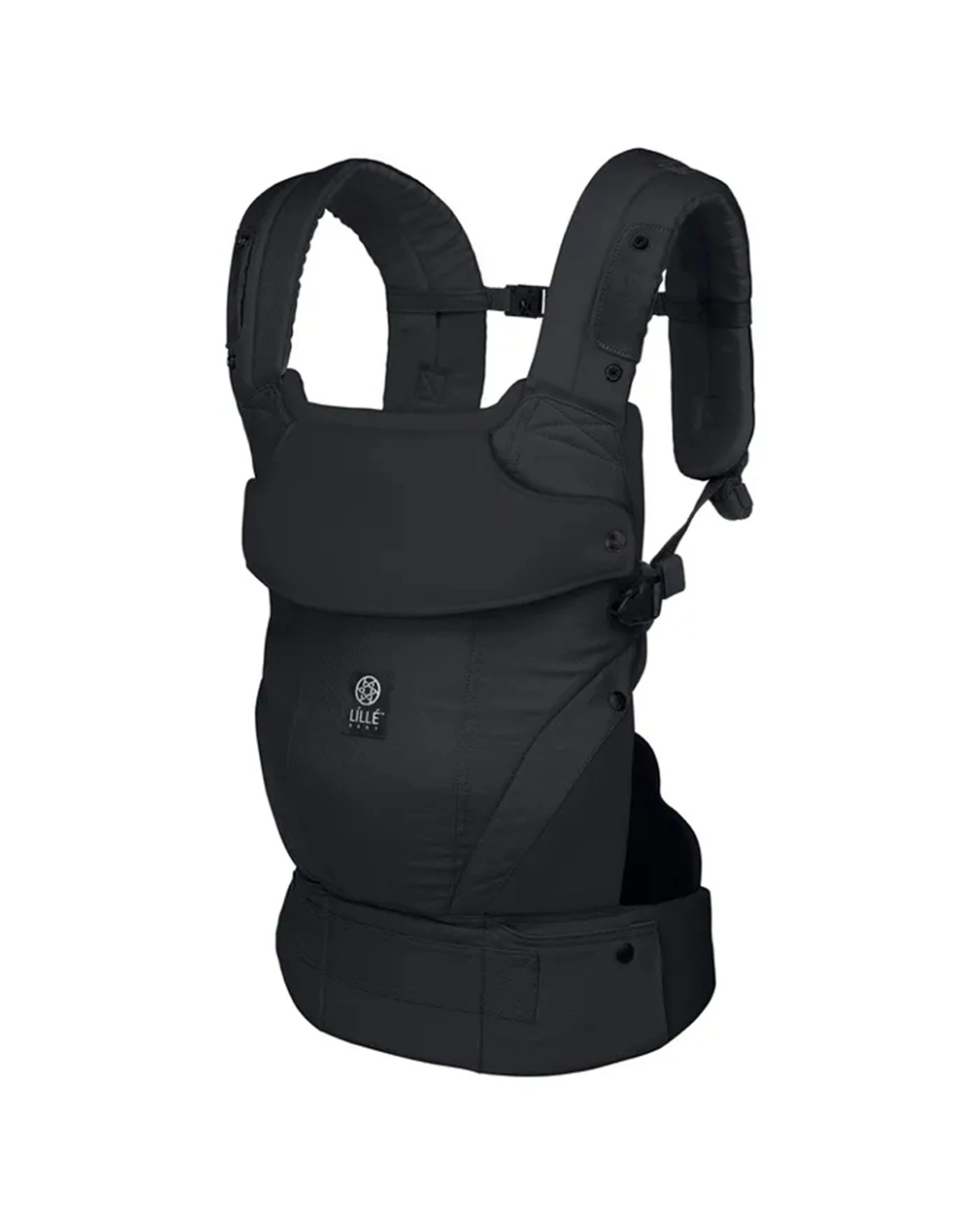 1 LilleBaby Babystudio Elevate 6-in-1 Hip Healthy Baby Newborn Adjustable - Black, 1 of 4