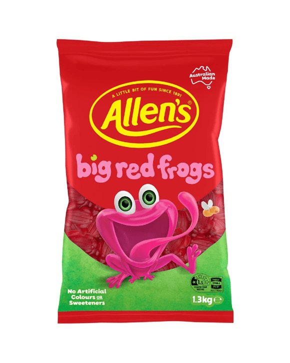 Allen's Red Frogs 1.3kg Bag