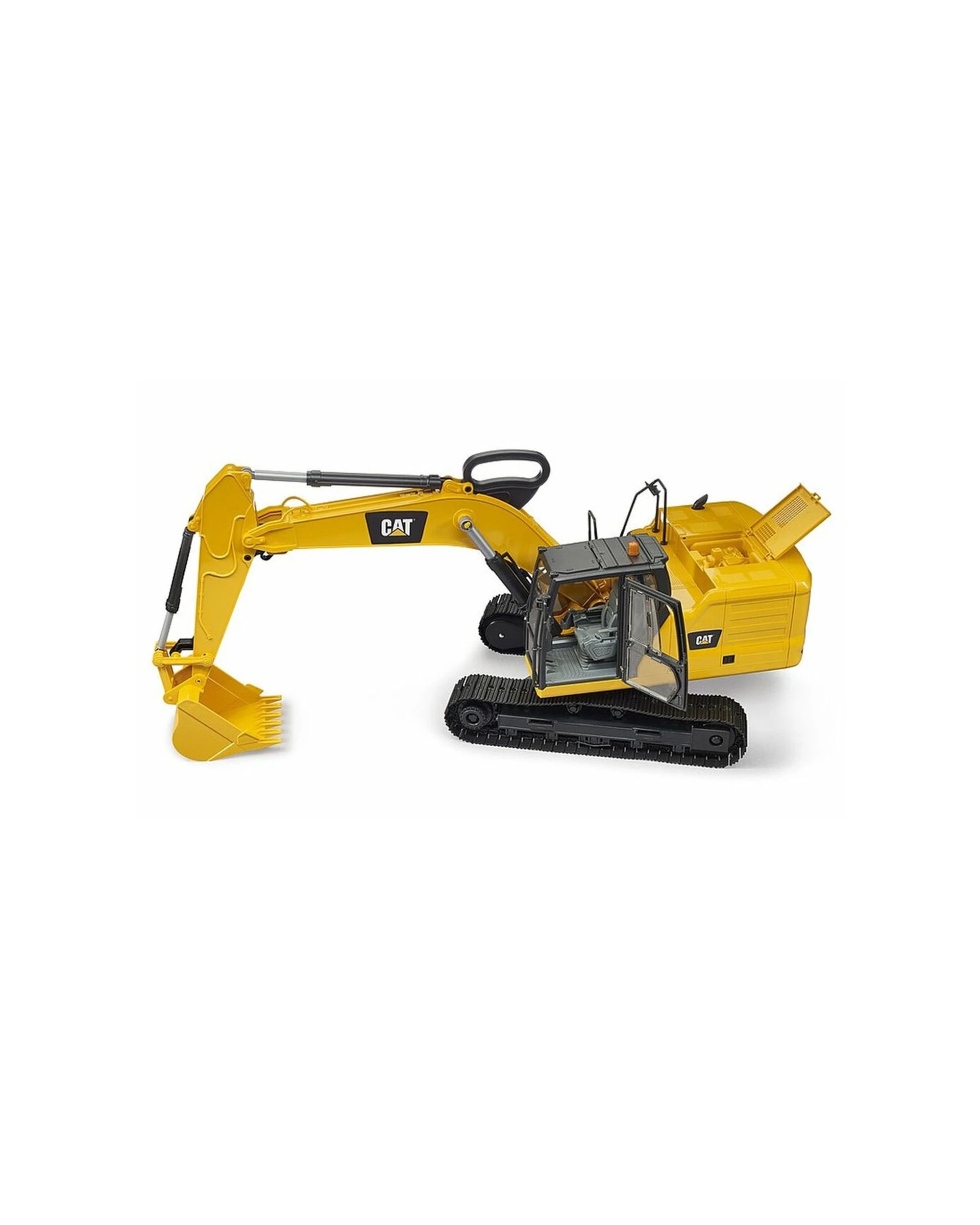 2 Bruder 1 16 Caterpillar Excavator With Black Tracks Kids Toy 4 Years Plus - Yellow, 2 of 5
