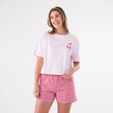 CHERRY GINGHAM CORDYLINE