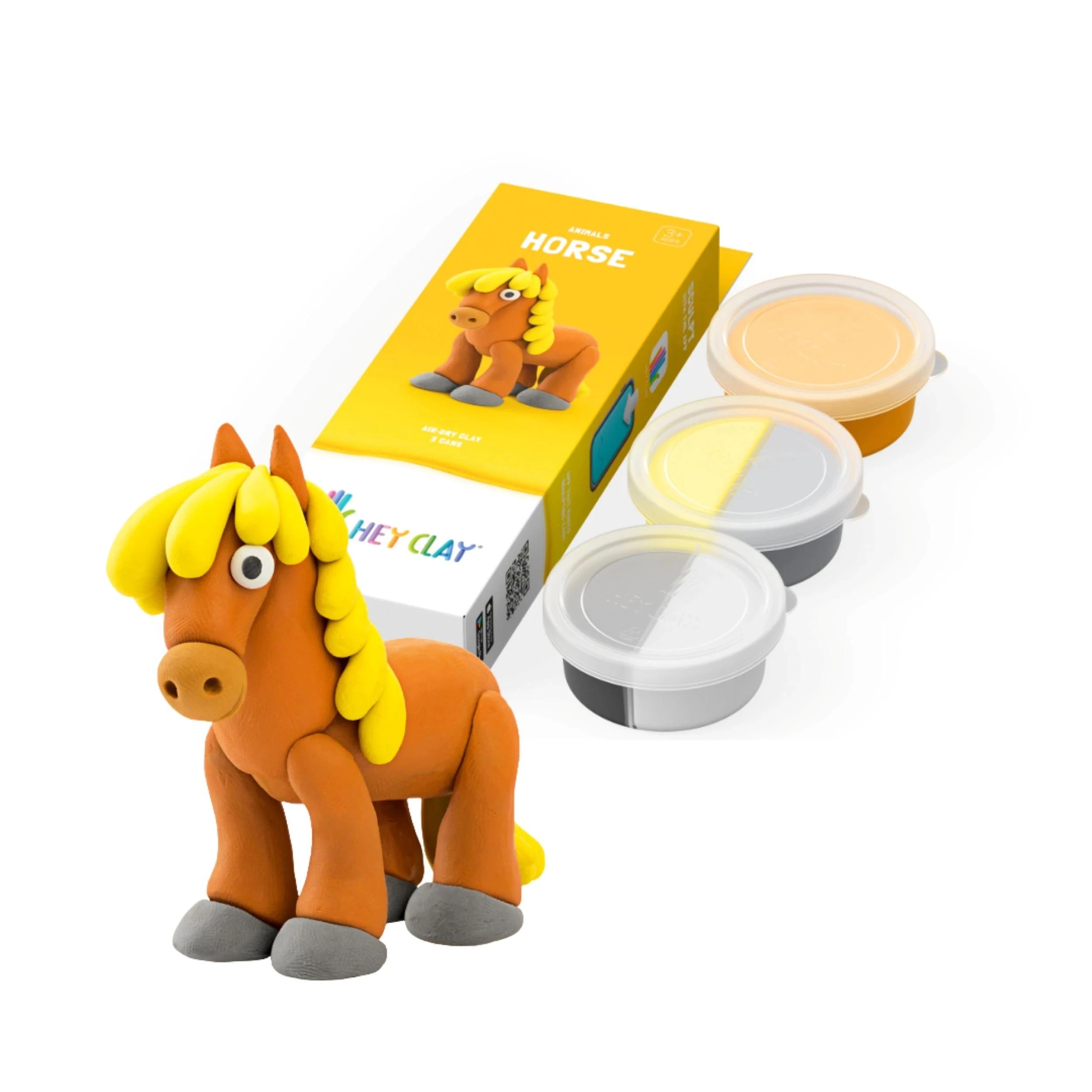 4 Hey Clay Fluffy Pets - Assorted - Multi, 4 of 7