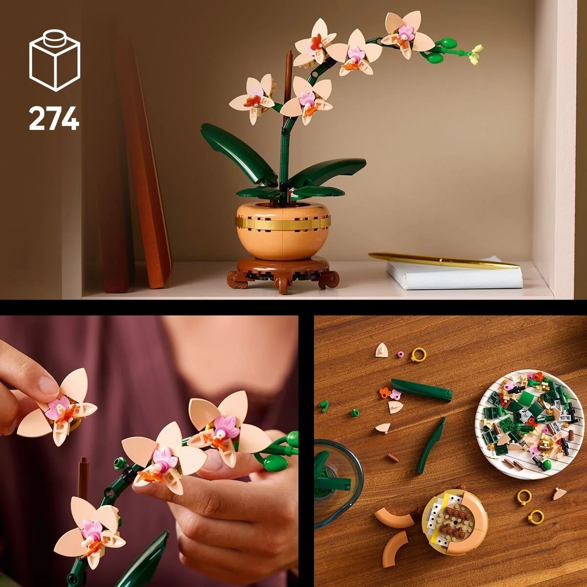 4 LEGO Botanicals Mini Orchid 10343, 4 of 10