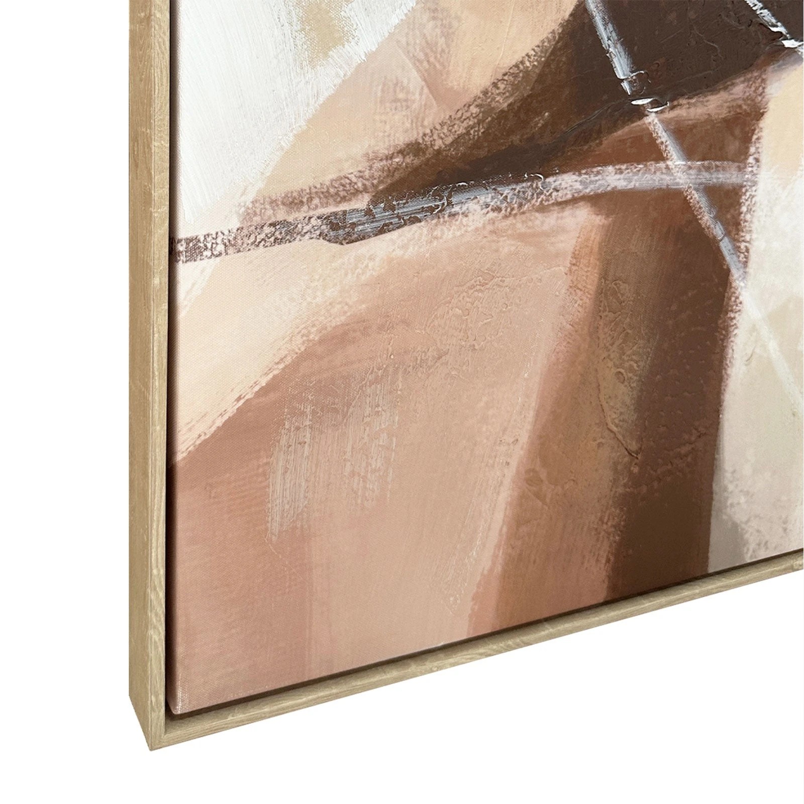 5 Moda Living Quiet Gesture II Hand-Painted Textured Canvas Wall Art - Multi, 5 of 8