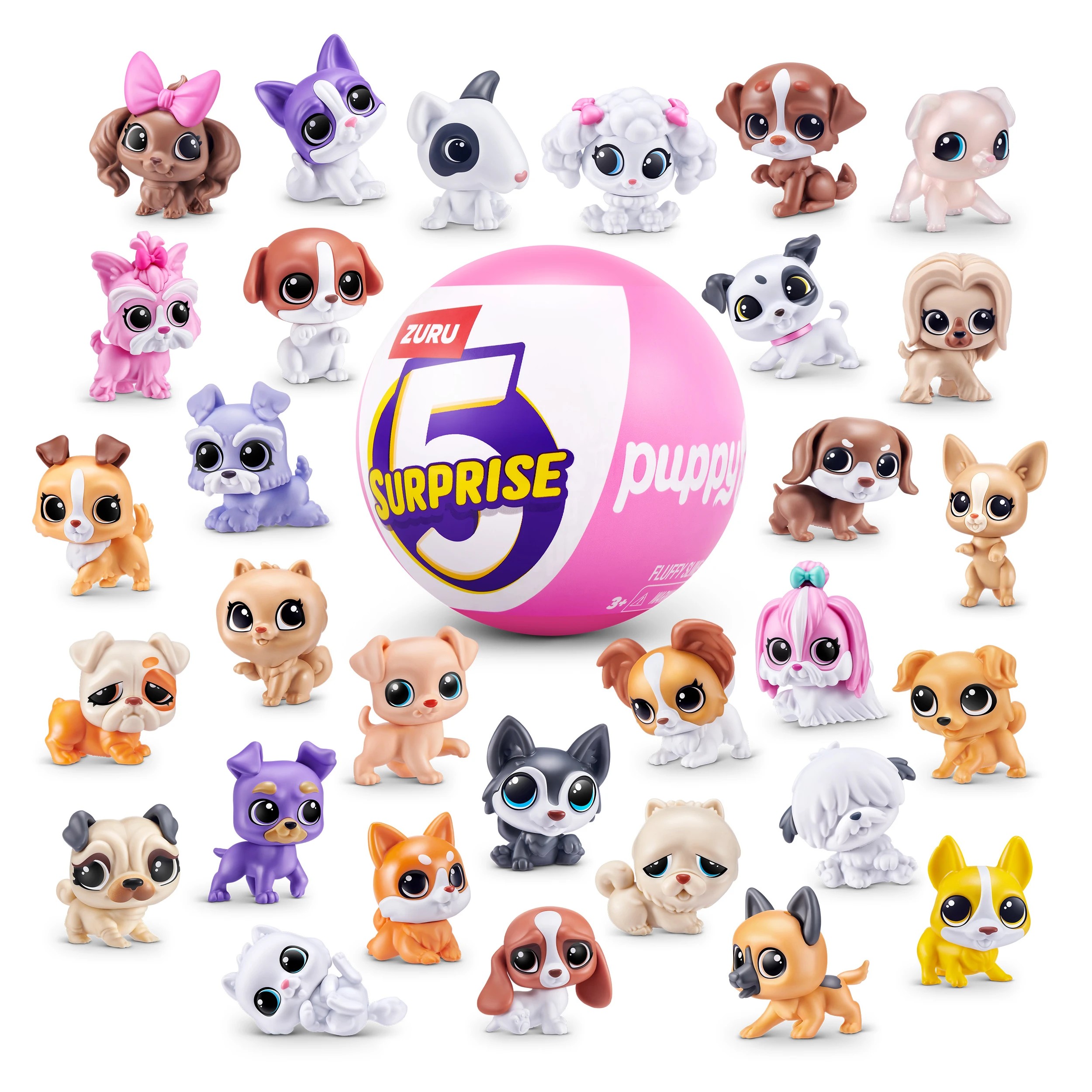 6 Zuru 5 Surprise Puppies  Series 1 Capsule - Assorted, 6 of 8