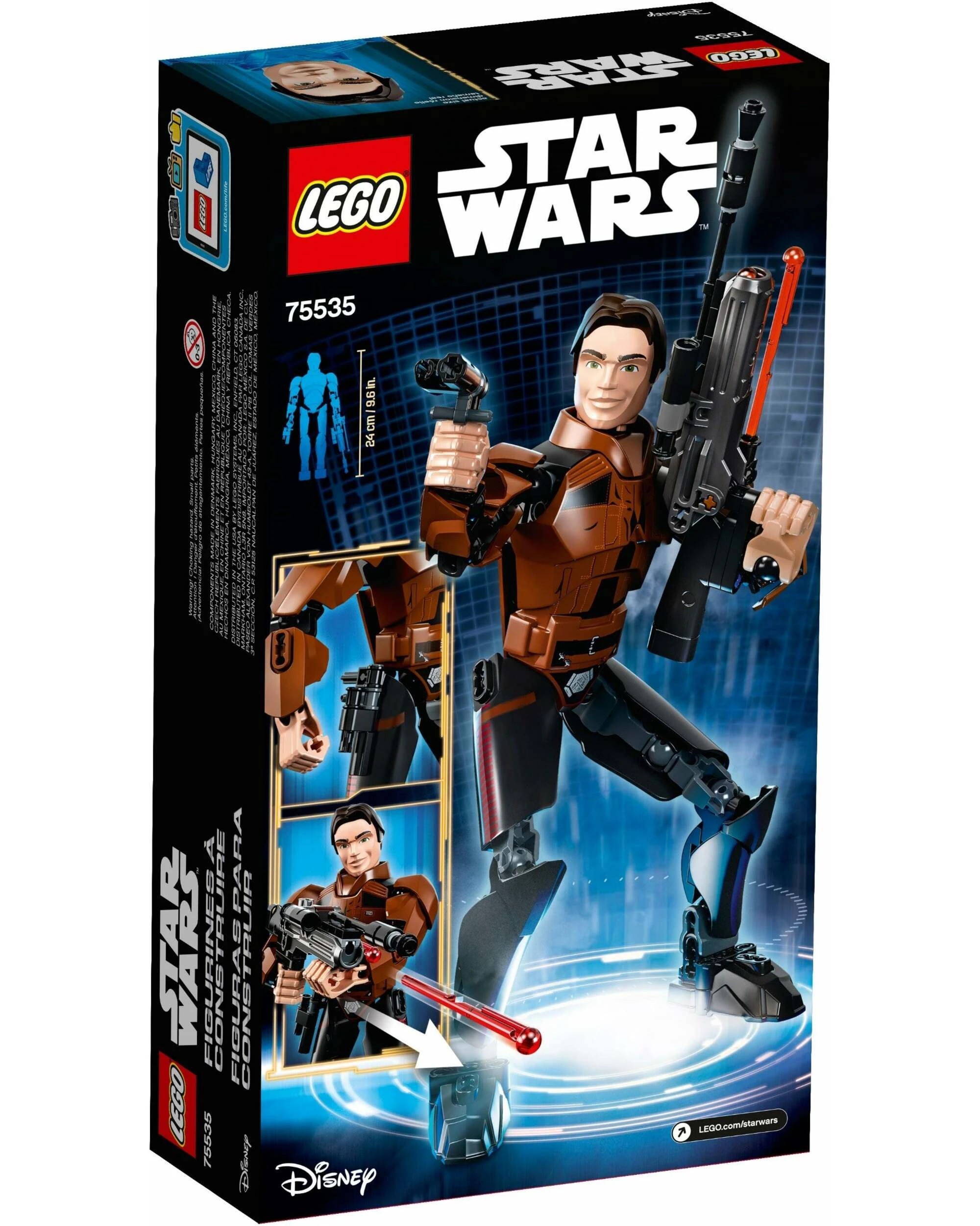 4 LEGO 75535 Han Solo: Buildable Figure with Blaster, 4 of 4