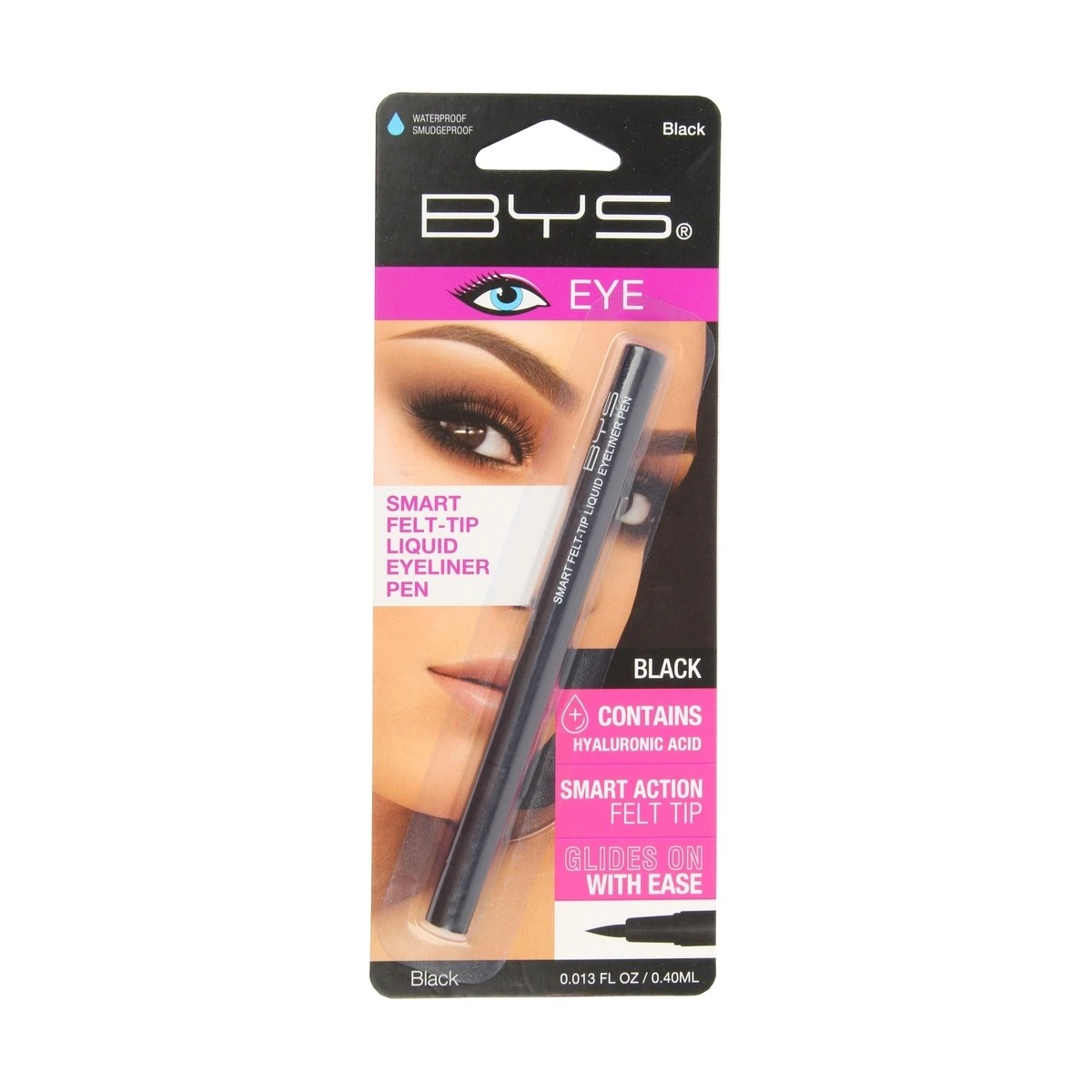 1 BYS Smart Felt-Tip Liquid Eyeliner - Black, 1 of 2