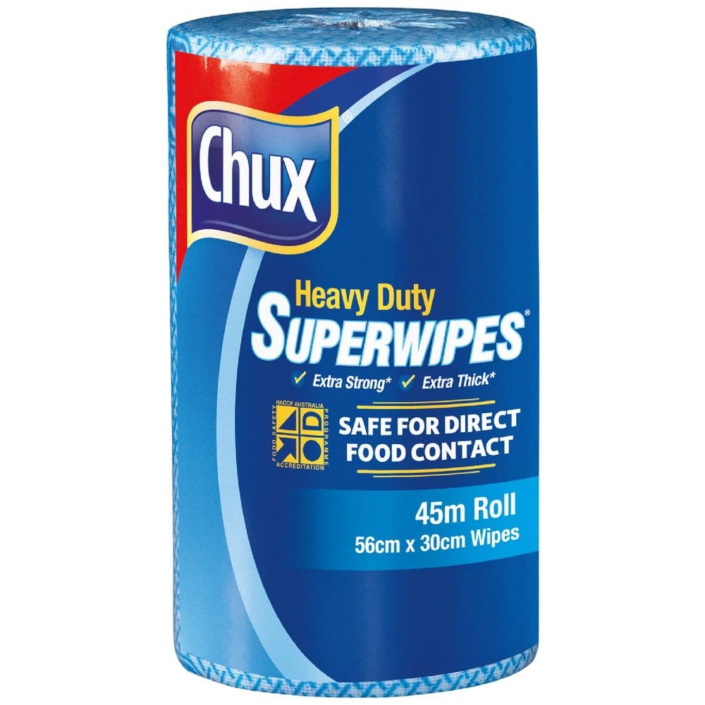 1 Chux Heavy Duty Super Wipes Cloth Roll Blue, 1 of 1