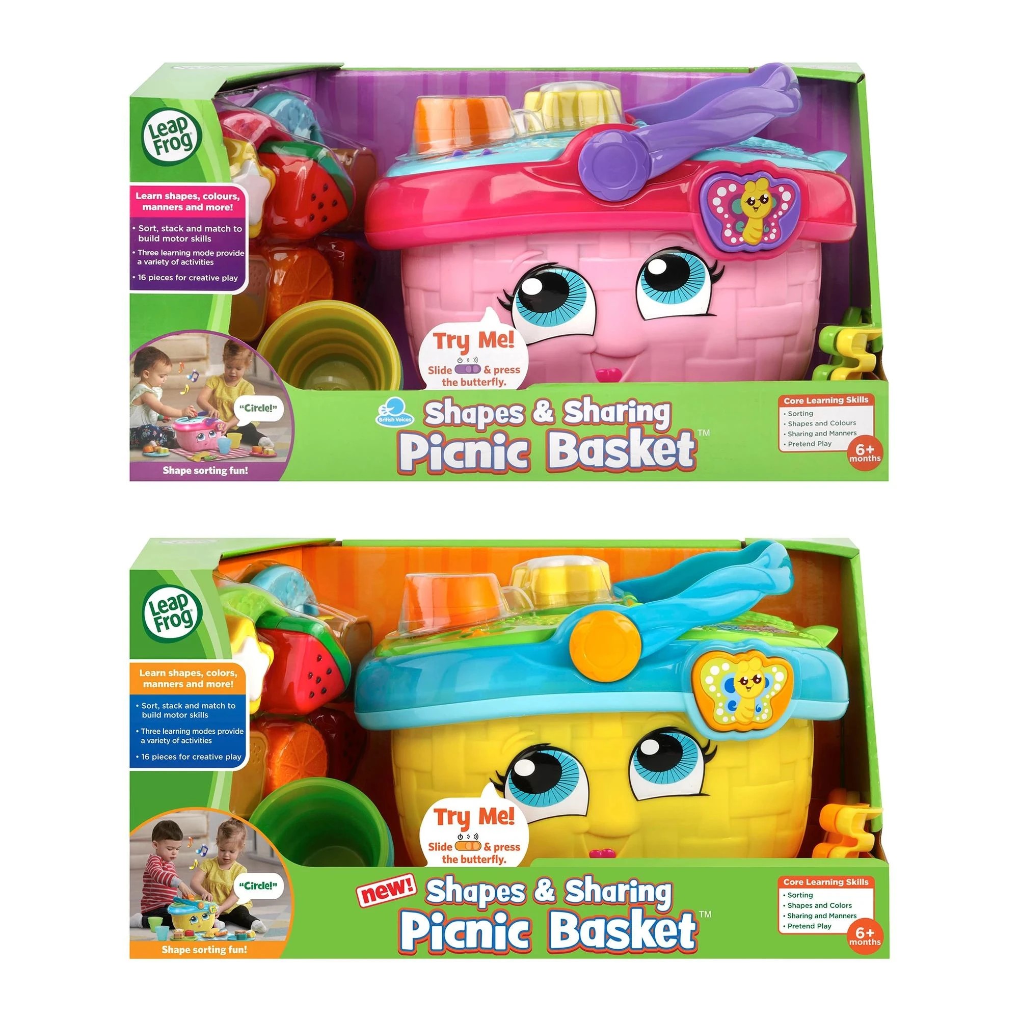 4 LeapFrog Shapes & Sharing Basket - Assorted* - Multi, 4 of 10