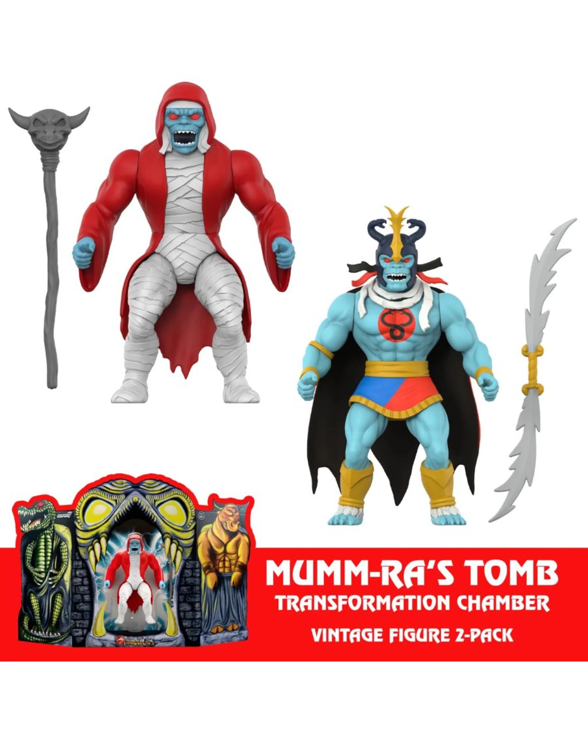 6 Thundercats Mumm-Ras Tomb Vintage Action Figures 2 Pack, 6 of 6