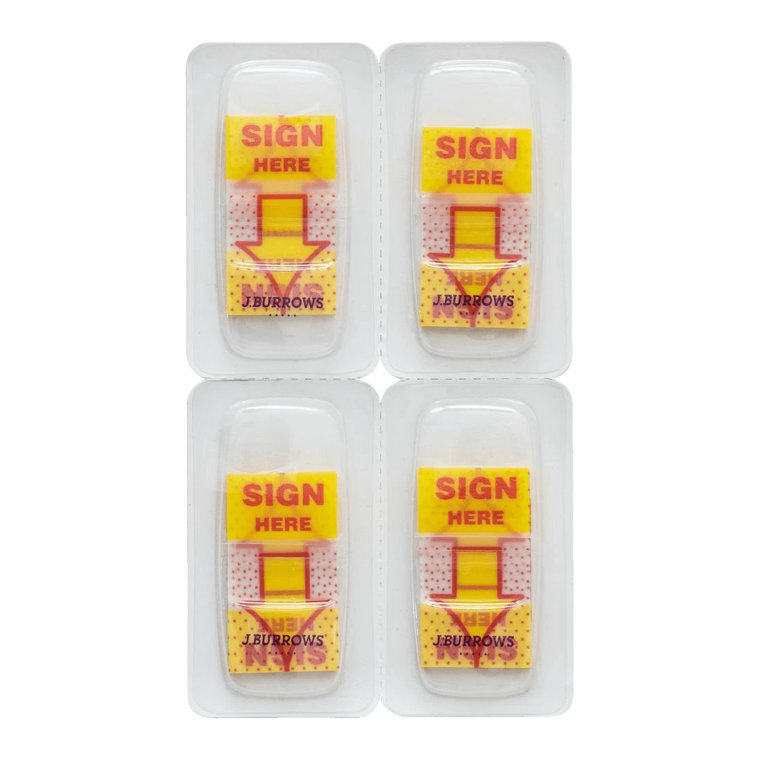 3 J.Burrows Sign Here Flags 25 x 44mm 8 Pack, 3 of 3