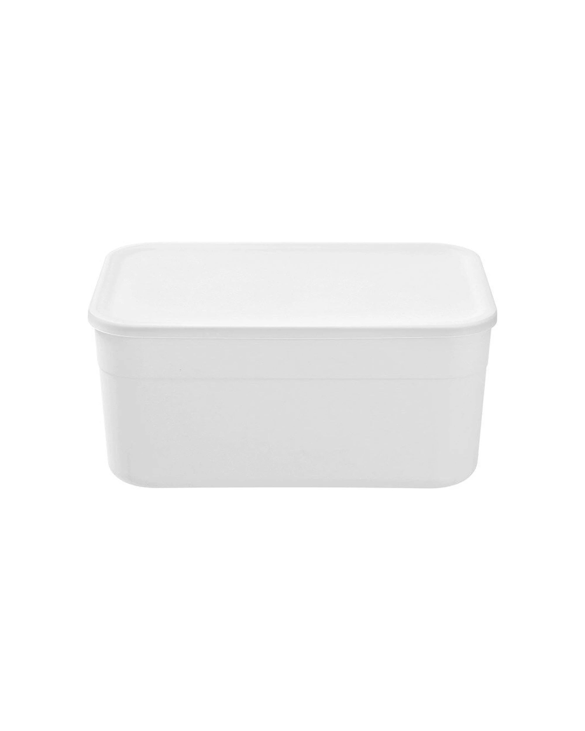 5 Boxsweden Storage Container Lidded Storage Box 11.5L Stackable Storage -
 - white, 5 of 5